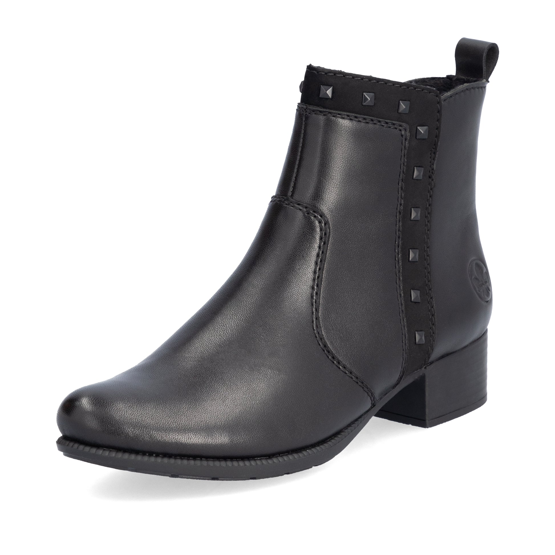 Black Zip Boots for Women | Rieker 78657-00