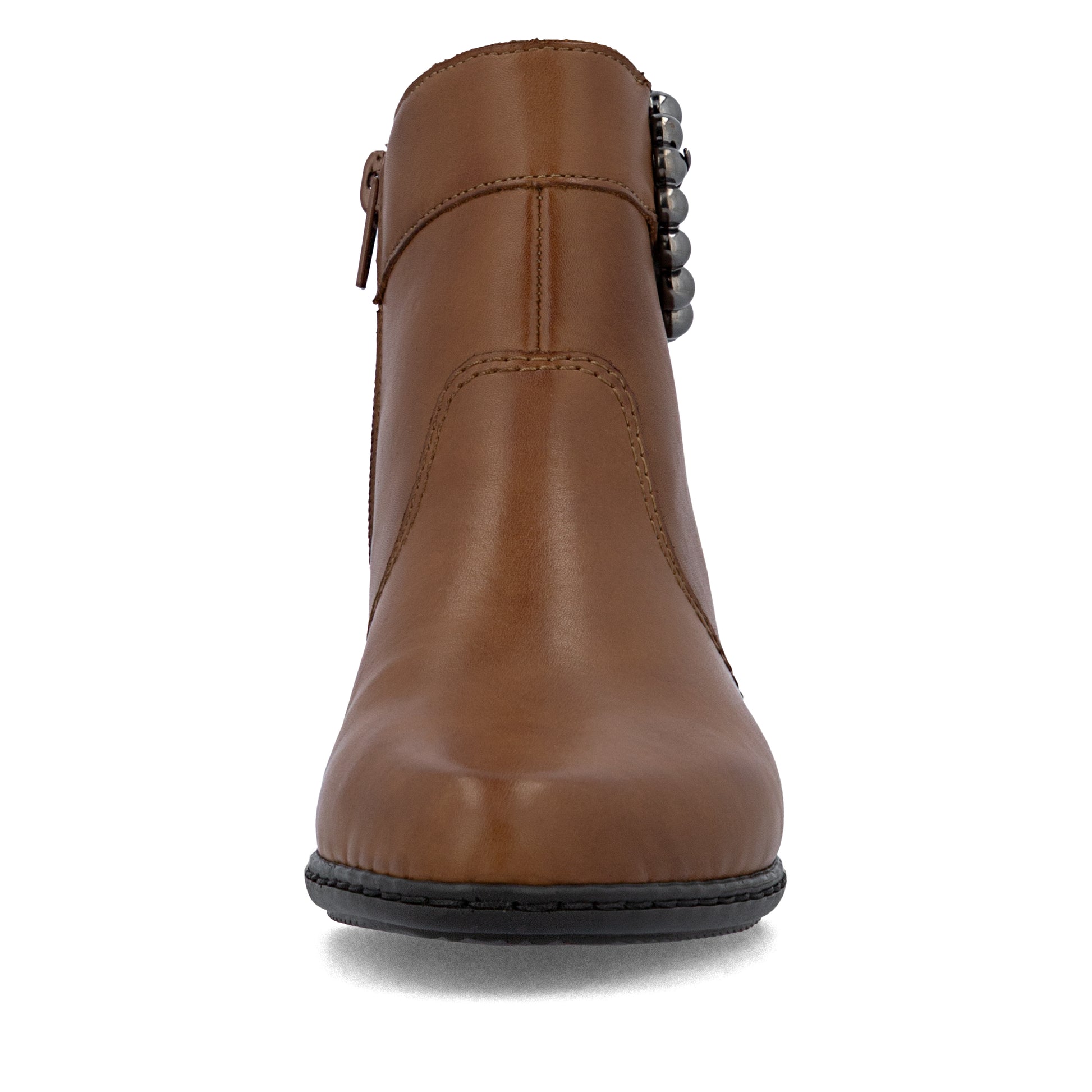 Brown Zip Boots for Women | Rieker Y0797-24