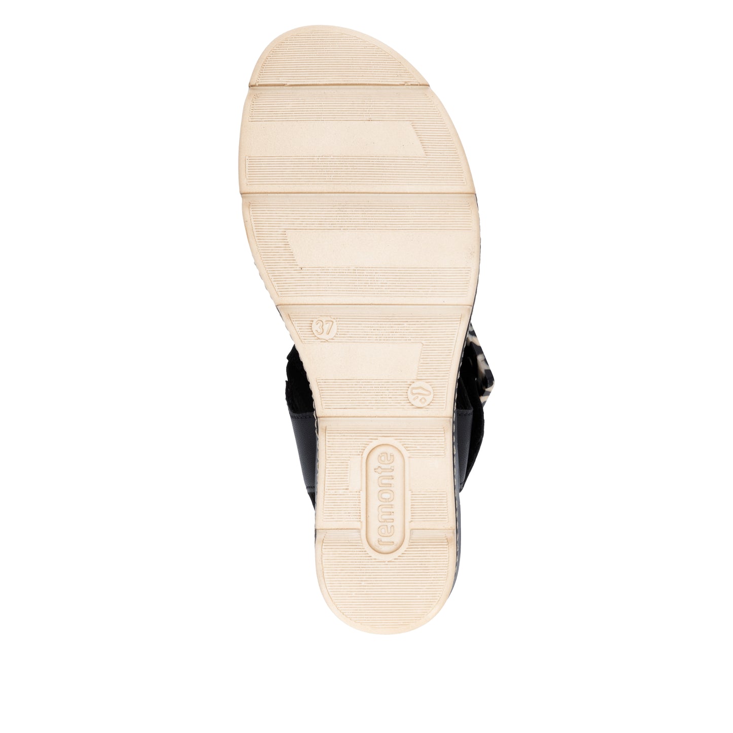 remonte Women's Wedge Sandal - Black | D2L53-00