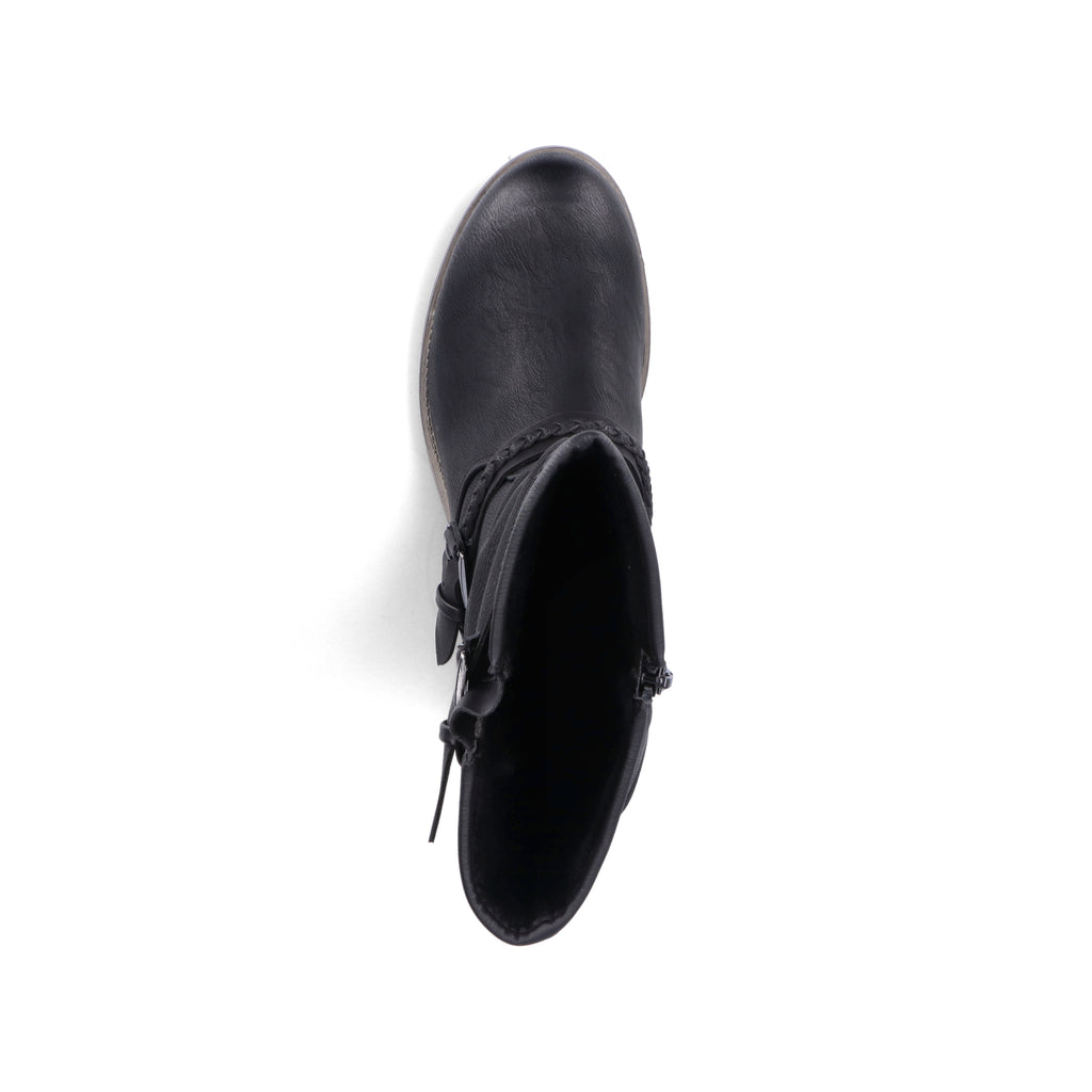 Black Zip Boots for Women | Rieker 98860-00