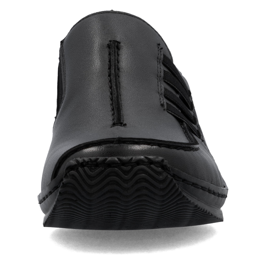 Black Elasticated Shoes for Women | Rieker L1777-00