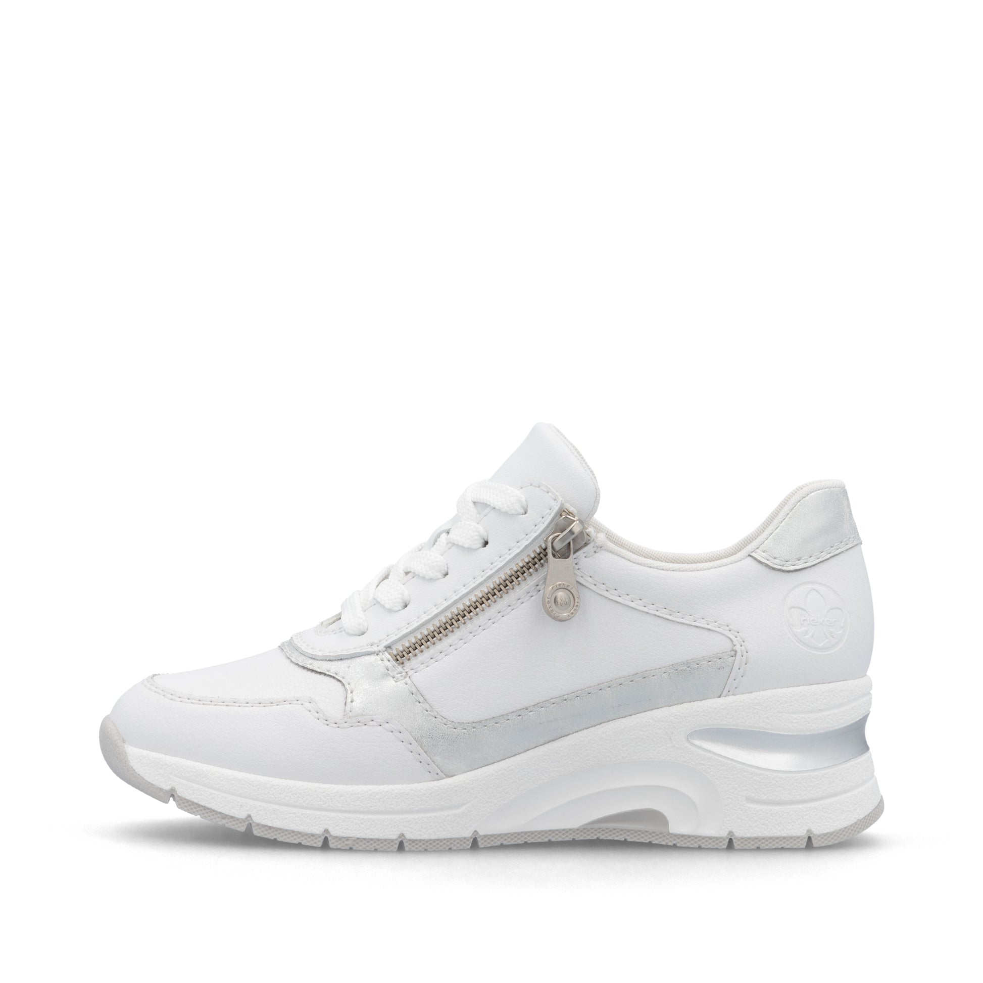 White Zip Shoes for Women | Rieker N9301-80