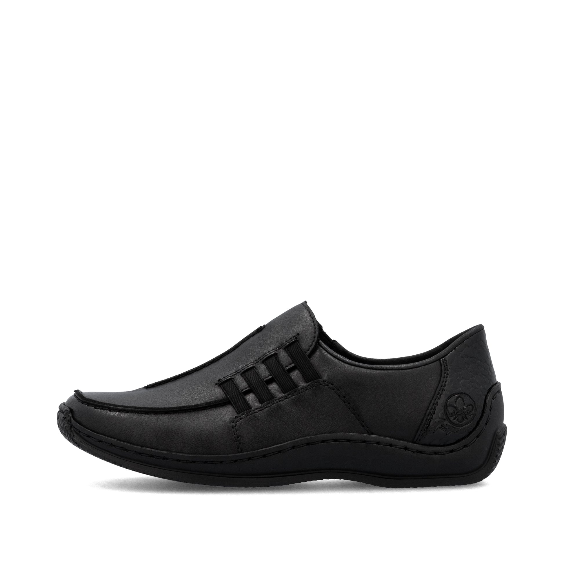 Black Elasticated Shoes for Women | Rieker L1777-00