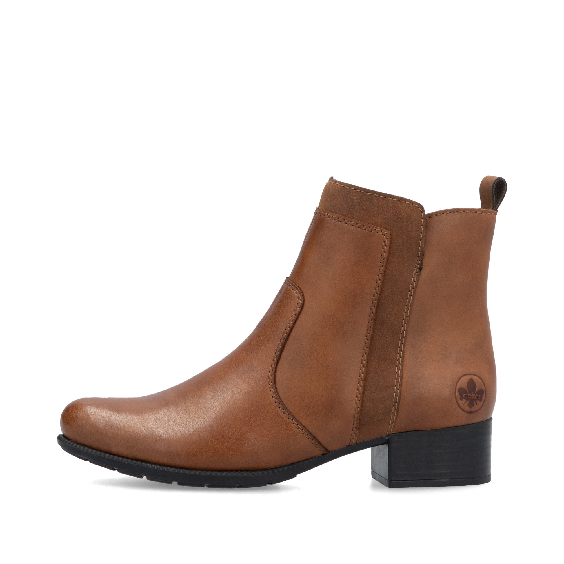 Brown Zip Boots for Women | Rieker 78658-22