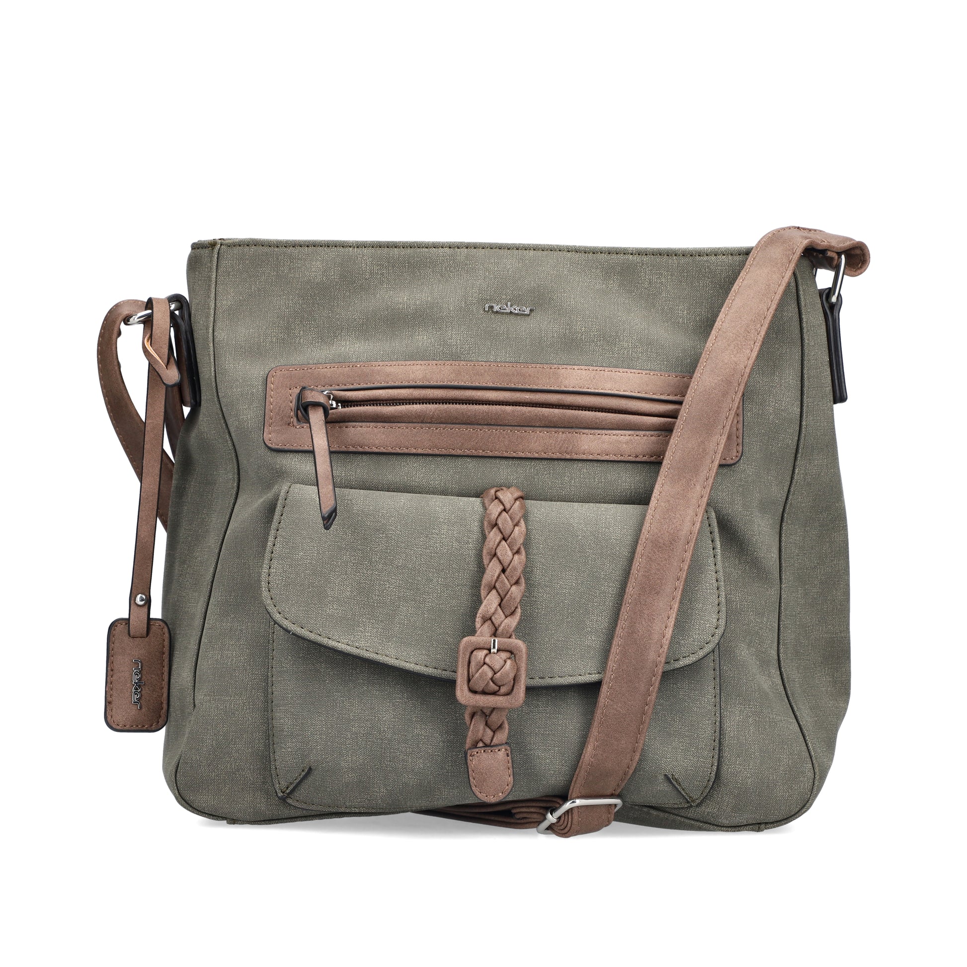 Green Zip Bags for Women | Rieker H1340-54