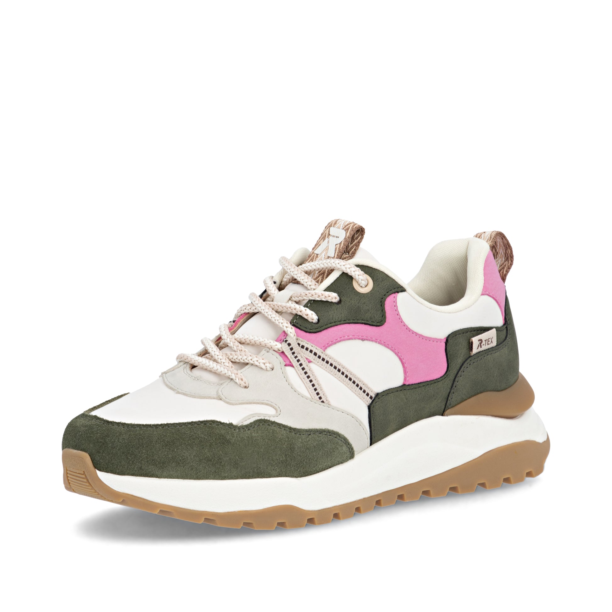 White Elasticated Shoes for Women | Rieker W2501-83