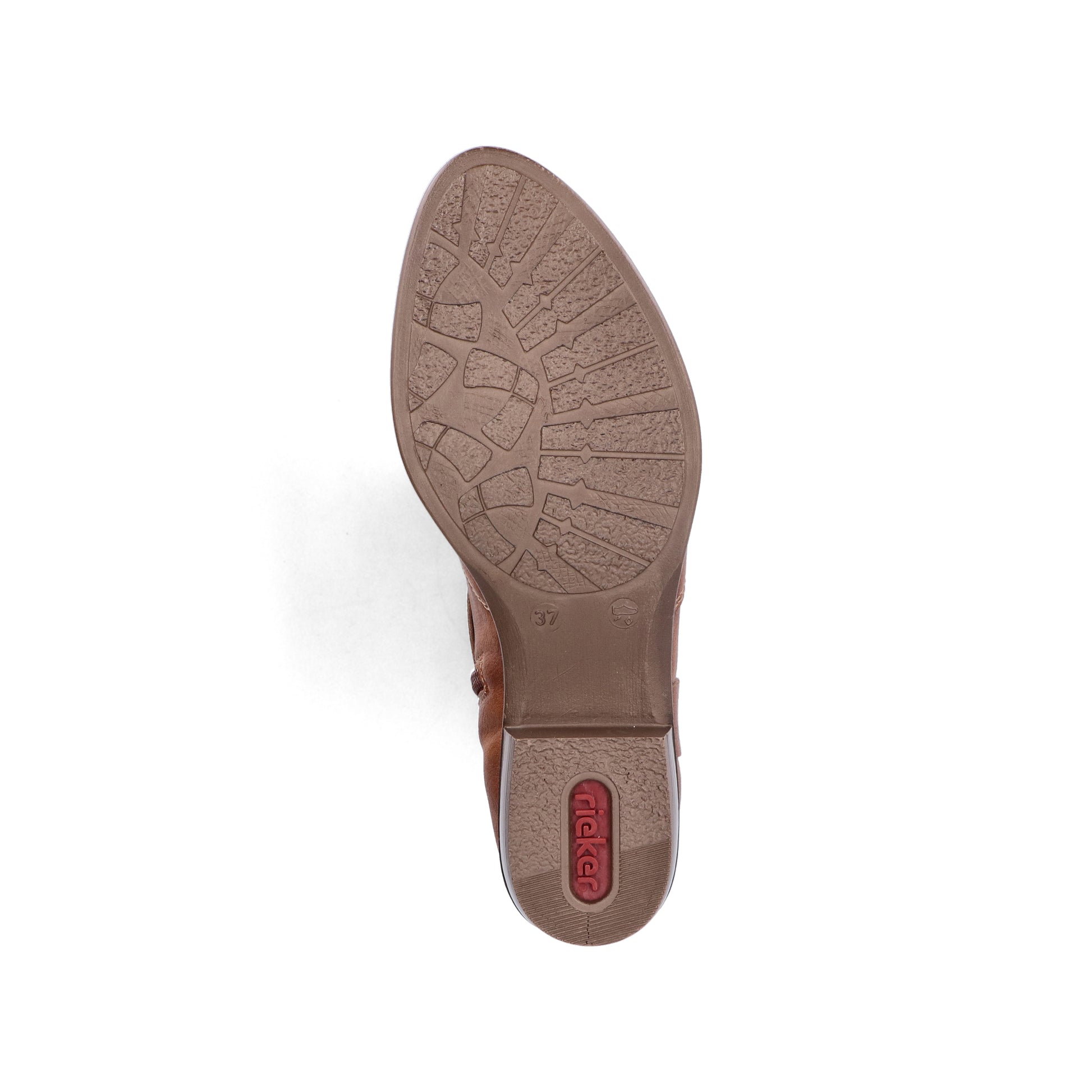 Brown Zip Boots for Women | Rieker Y0850-24