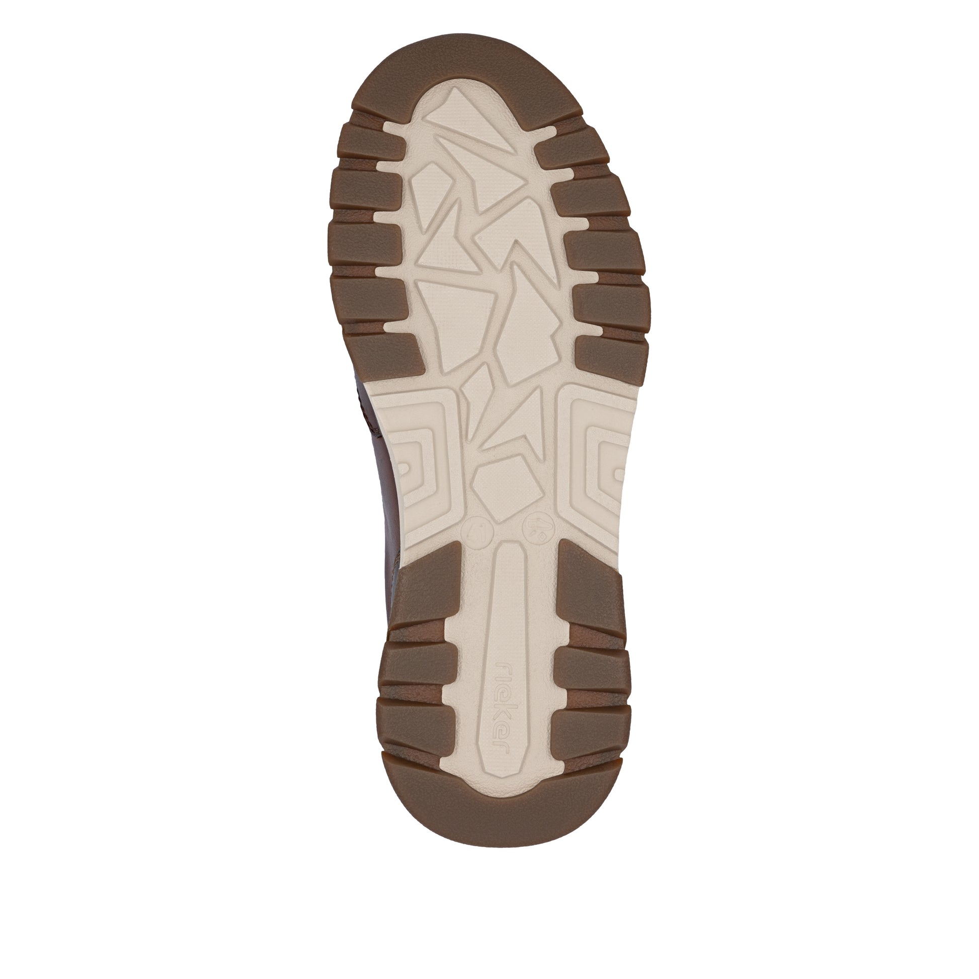 Brown Zip Shoes for Men | Rieker B9301-25