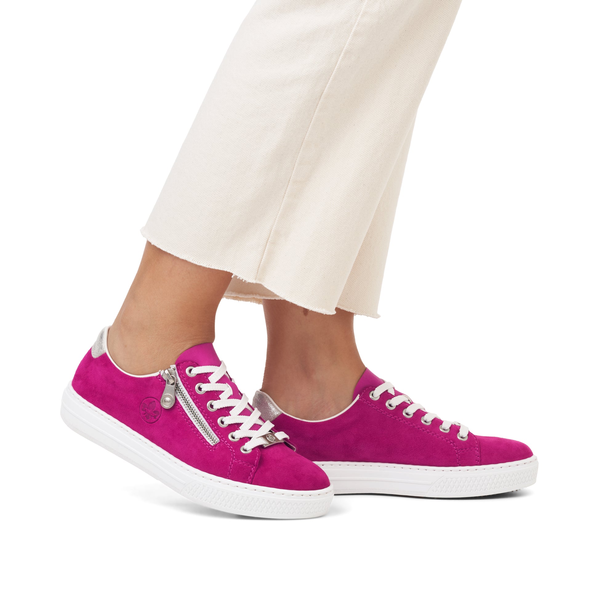Pink Zip Shoes for Women | Rieker L59L1-31