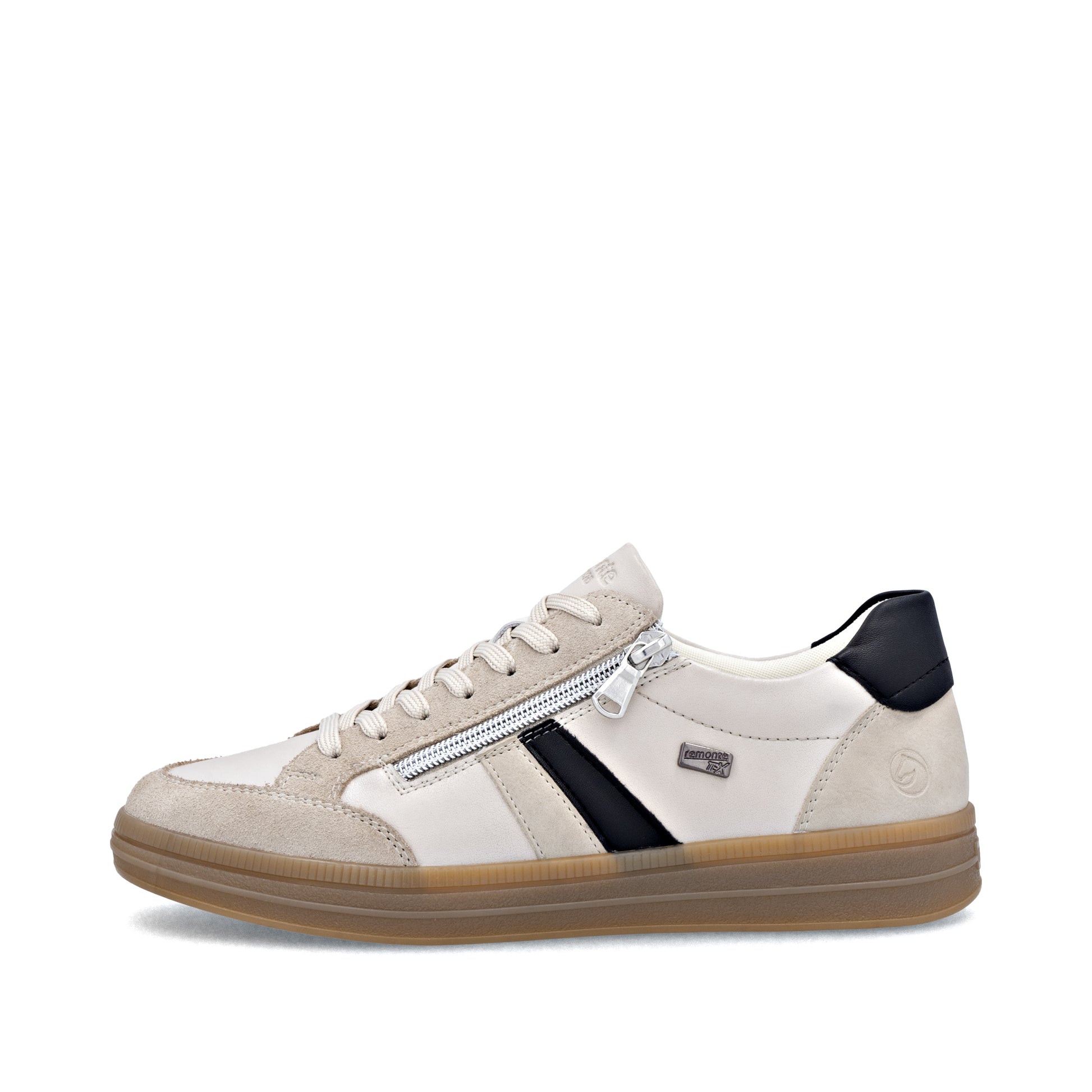 Beige Zip Shoes for Women | Remonte D2C04-62