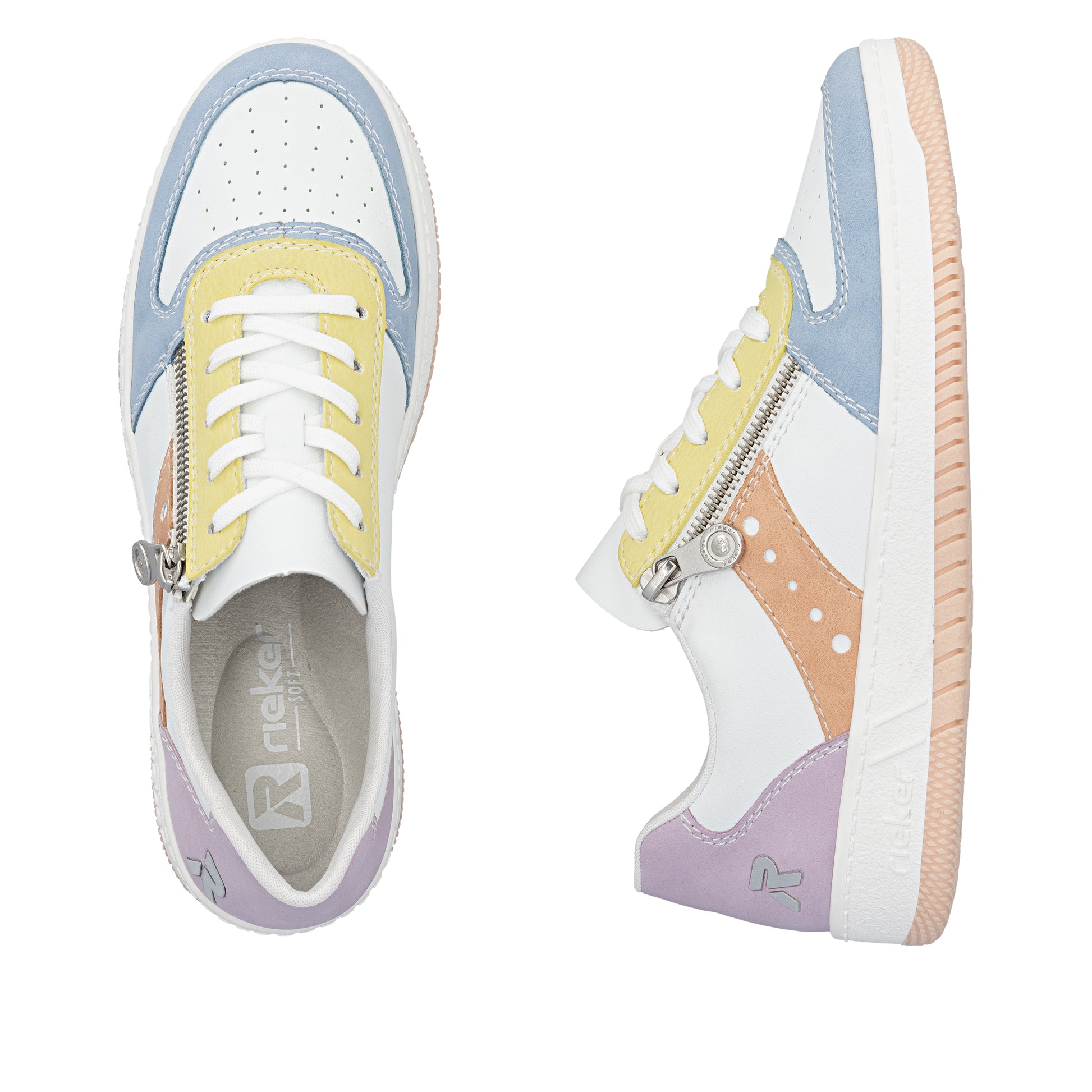 Multi Zip Shoes for Women | Rieker M5520-91