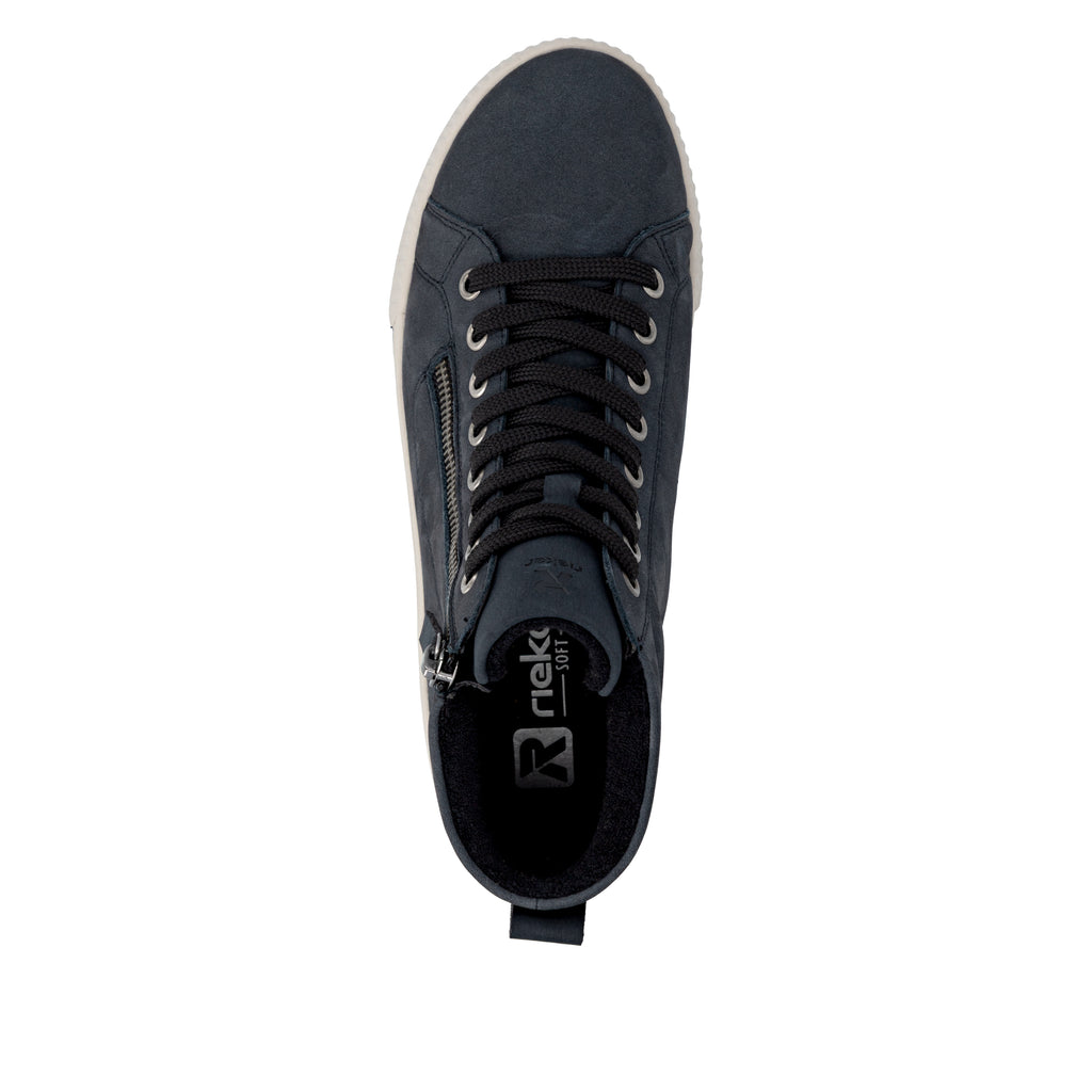 Blue Zip Boots for Women | Rieker Sport W0164-14