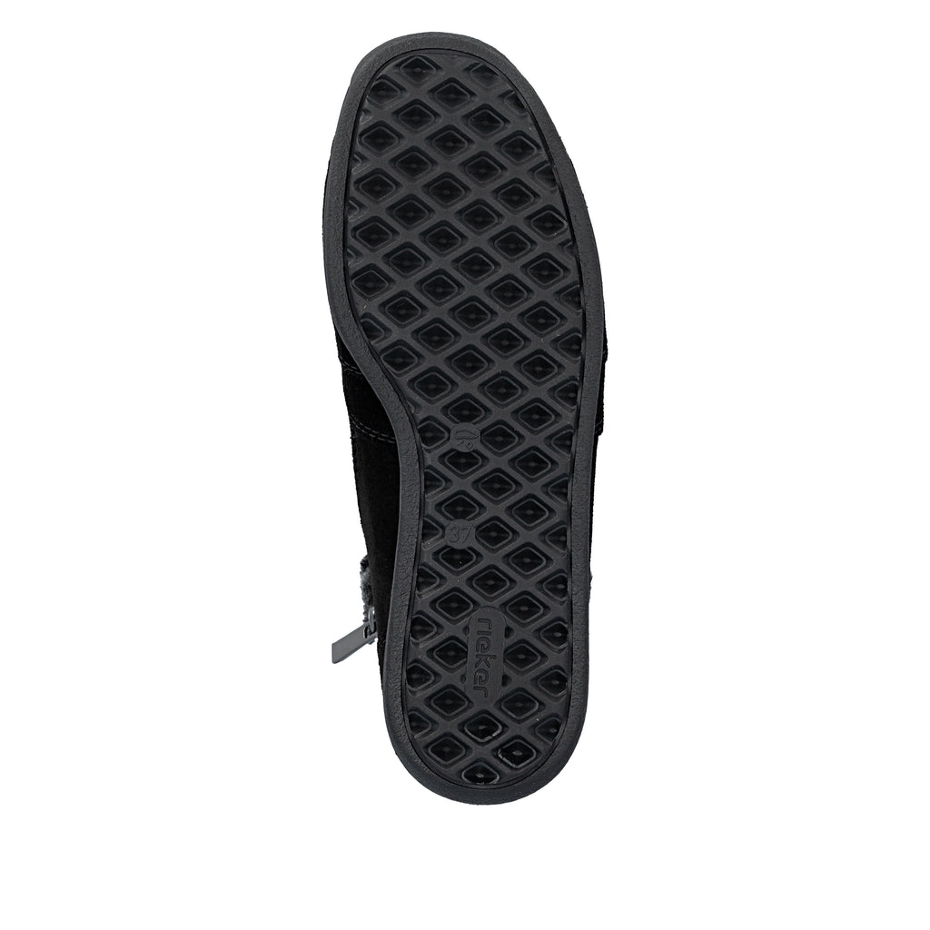 Black Zip Boots for Women | Rieker 47256-00