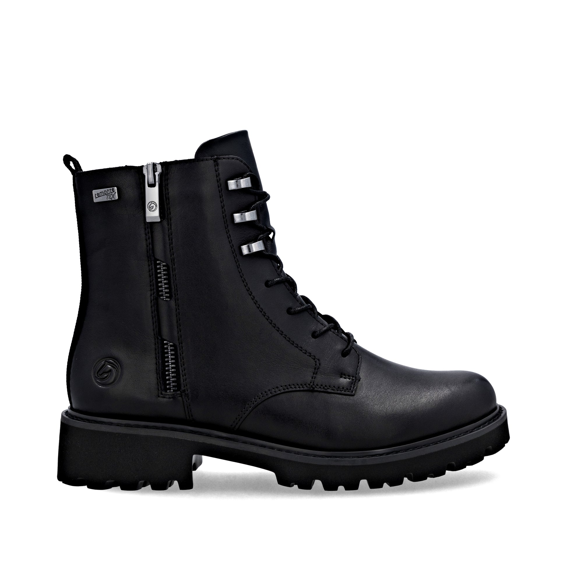 Black Zip Boots for Women | Remonte D8656-00