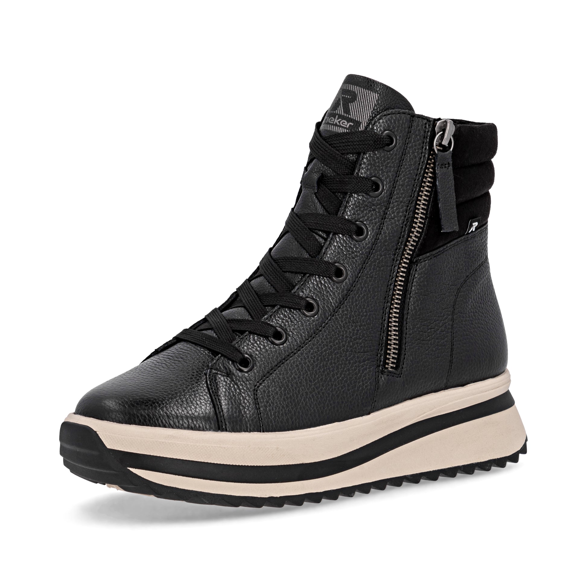Black Zip Boots for Women | Rieker Sport W3870-00