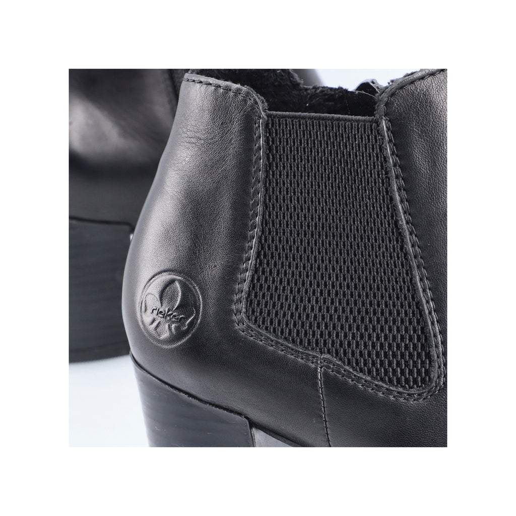 Black Zip Boots for Women | Rieker 50194-00