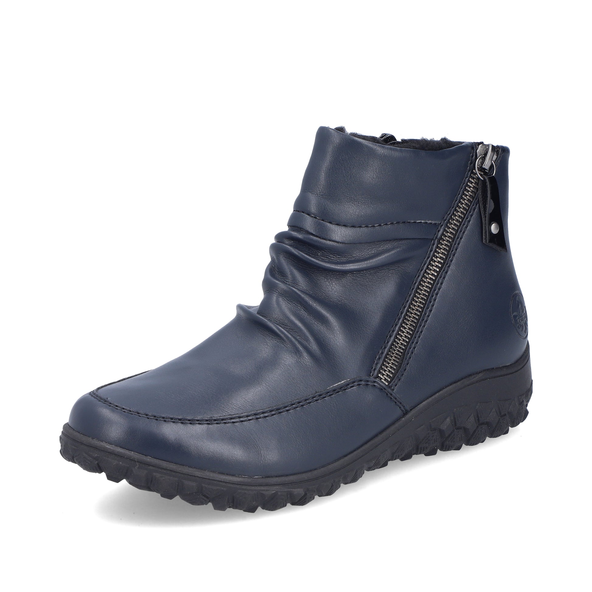 Blue Zip Boots for Women | Rieker 59585-14