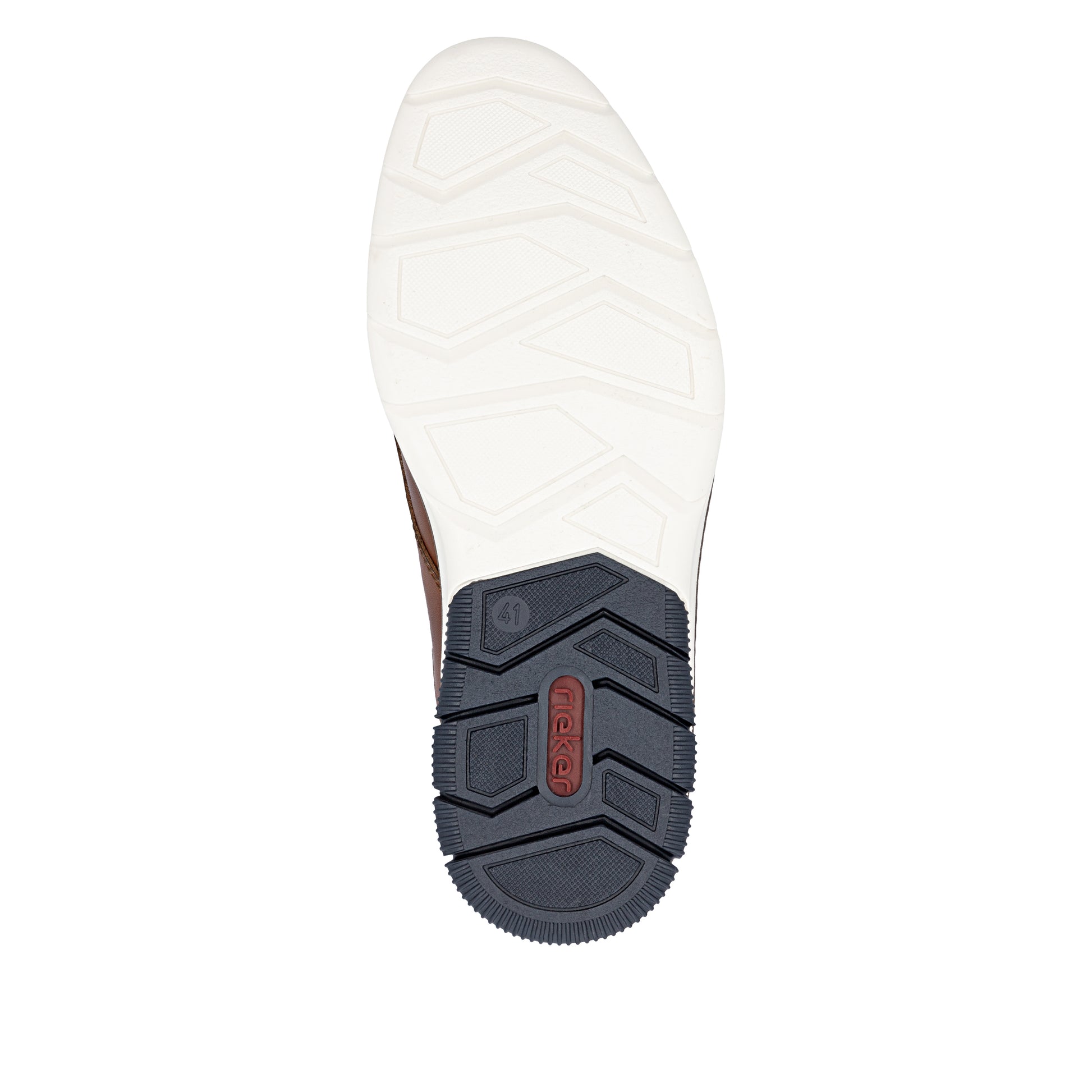 Brown Elasticated Shoes for Men | Rieker 14454-22