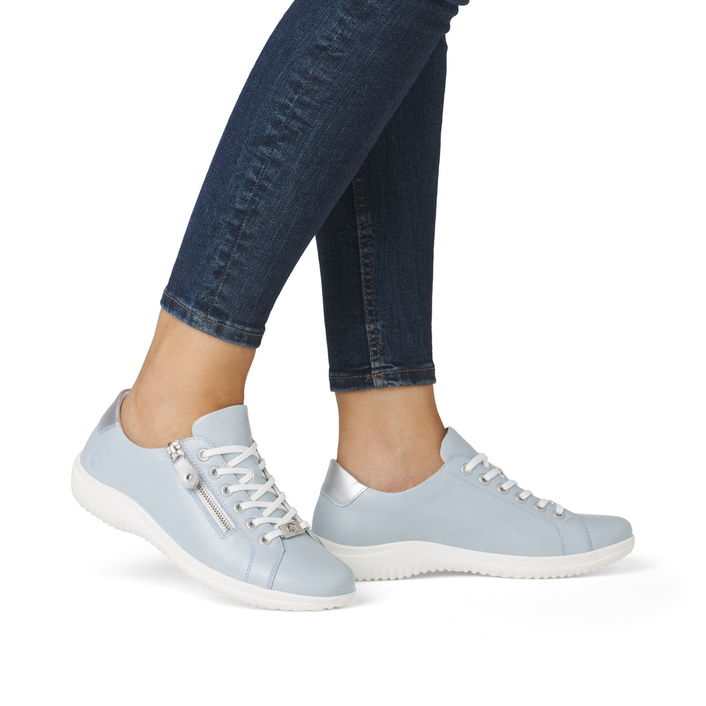 Blue Zip Shoes for Women | Remonte D1E03-13