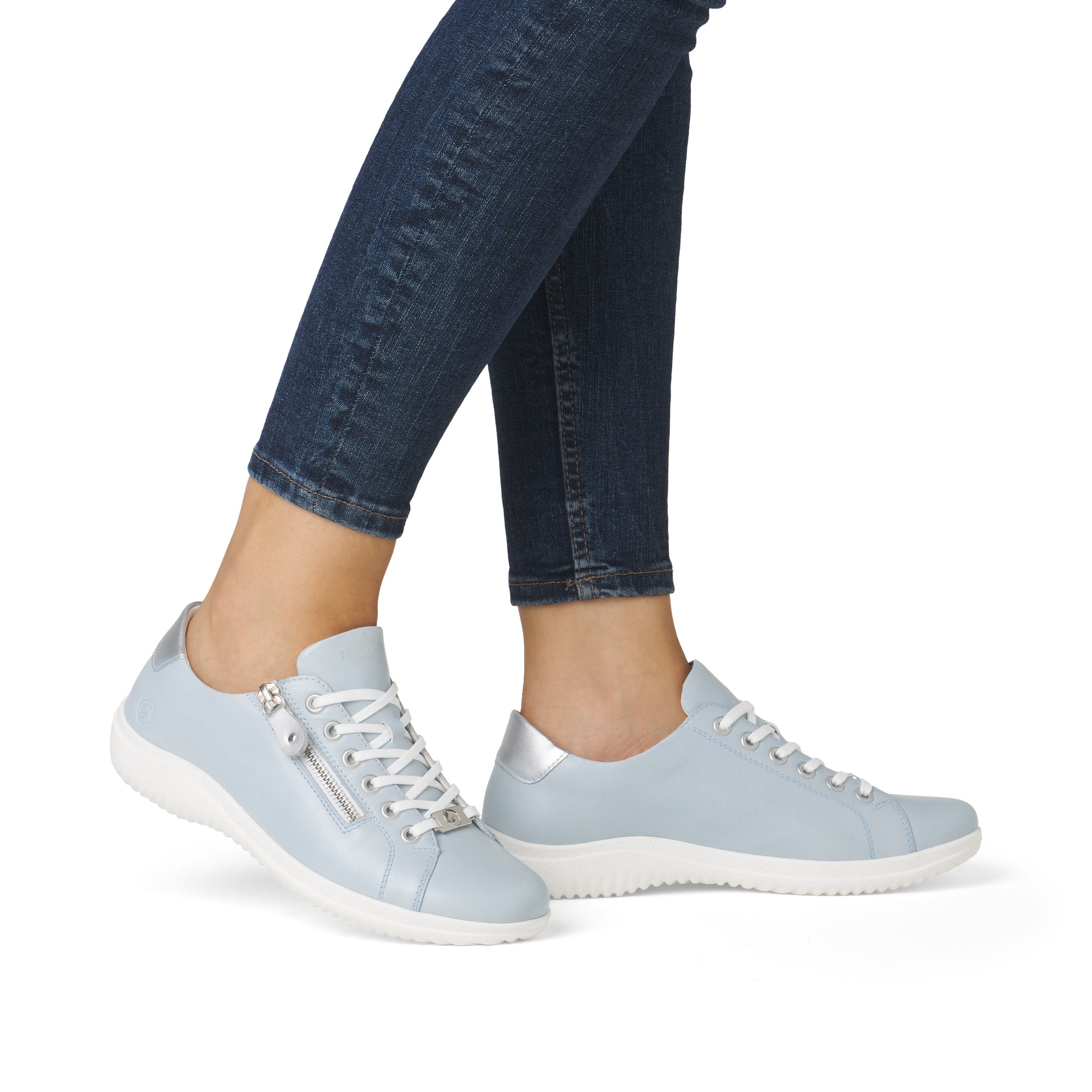 Blue Zip Shoes for Women | Remonte D1E03-13