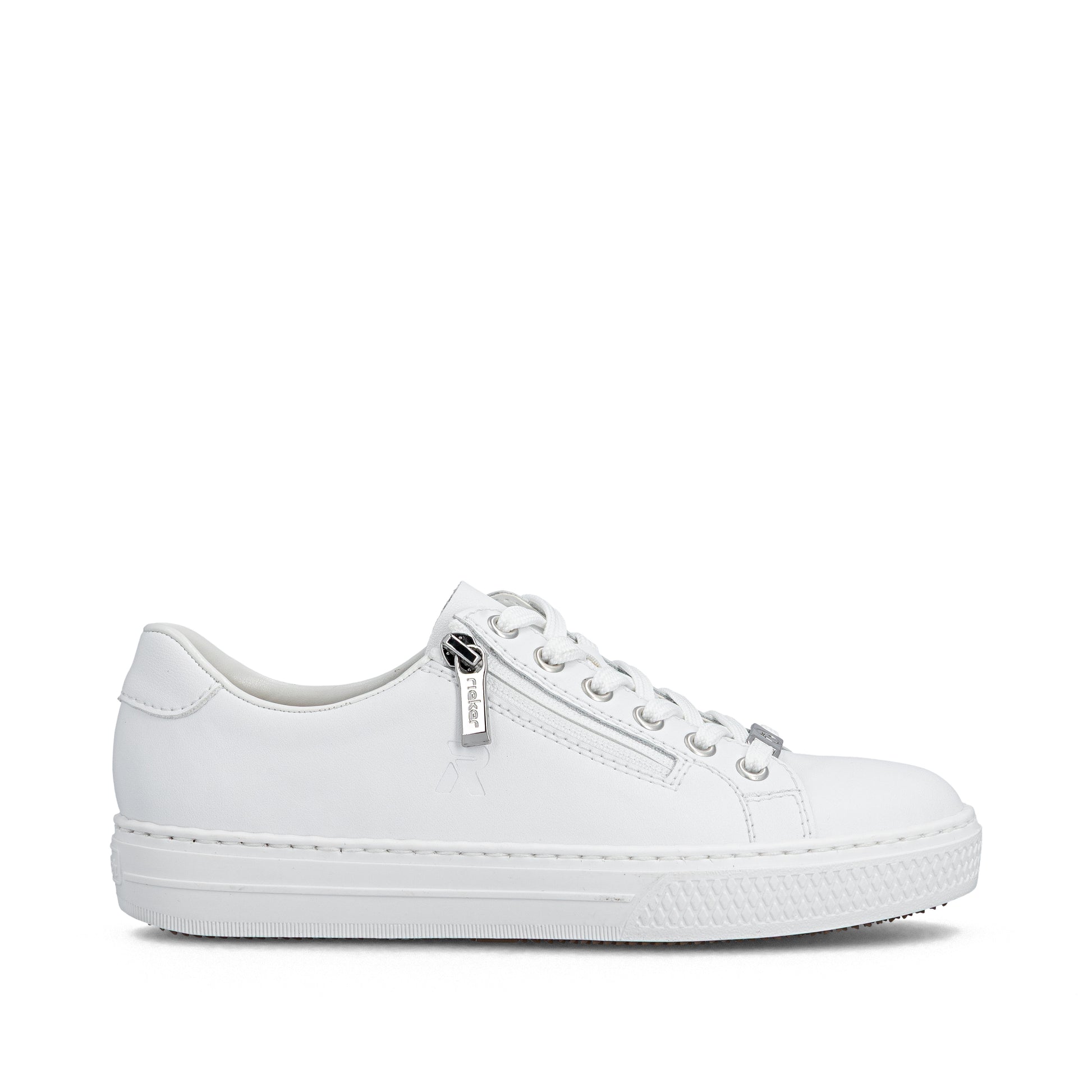 White Zip Shoes for Women | Rieker L59L1-83