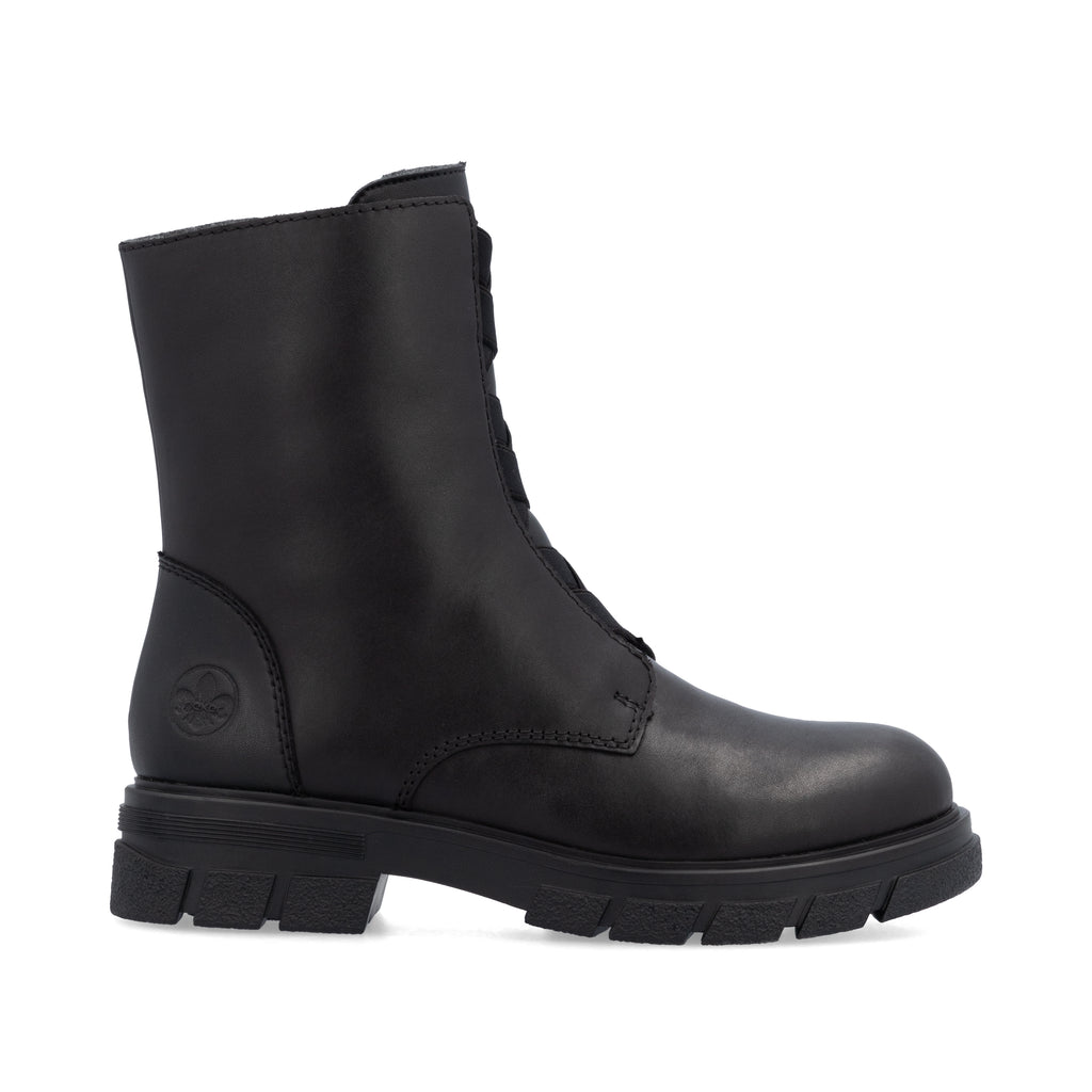 Black Zip Boots for Women | Rieker Z9179-00