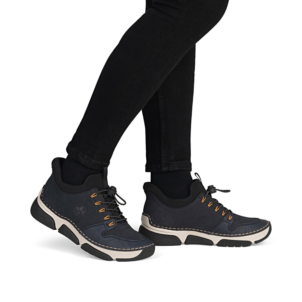 Blue Elasticated Boots for Women | Rieker 45963-14
