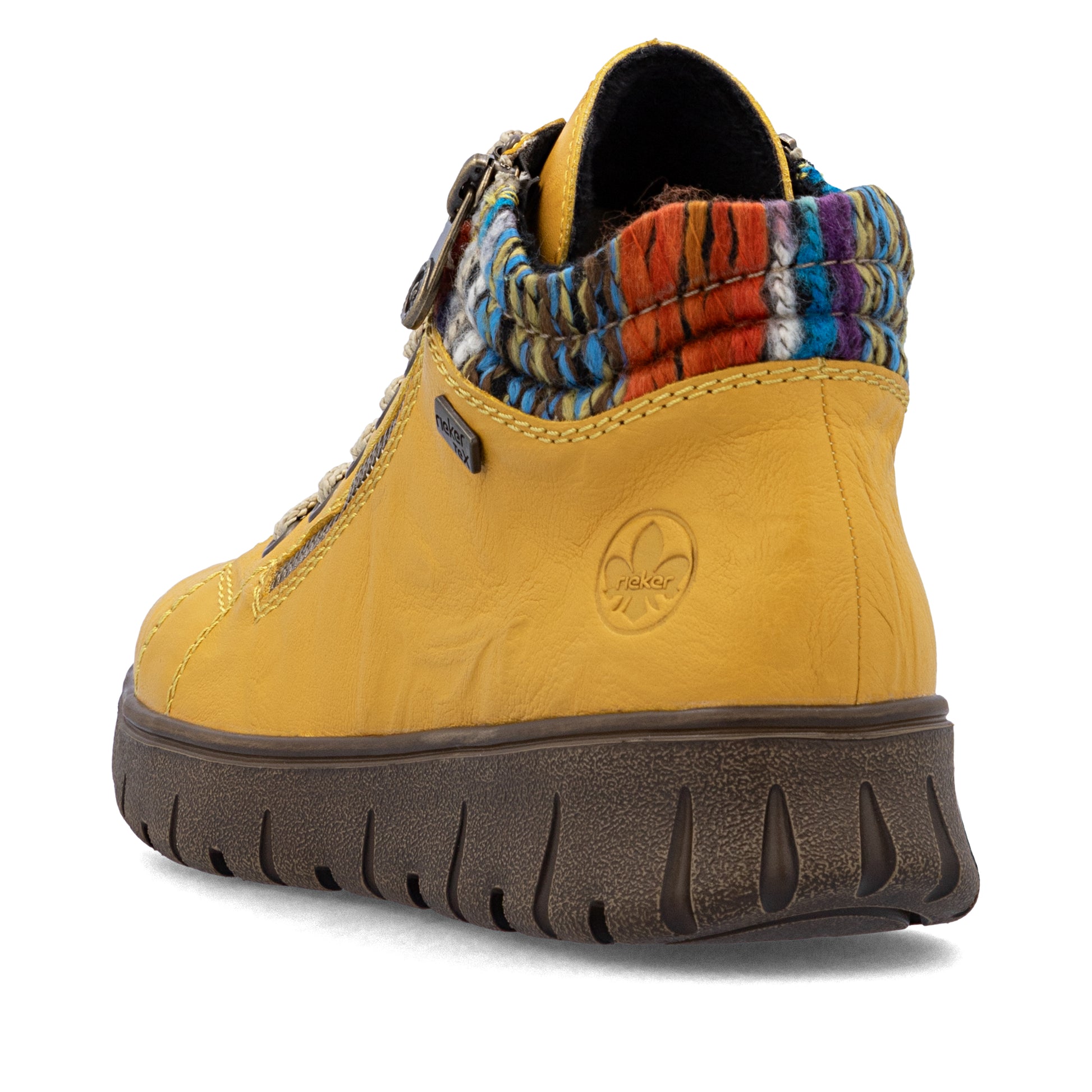 Yellow Zip Boots for Women | Rieker N1305-68