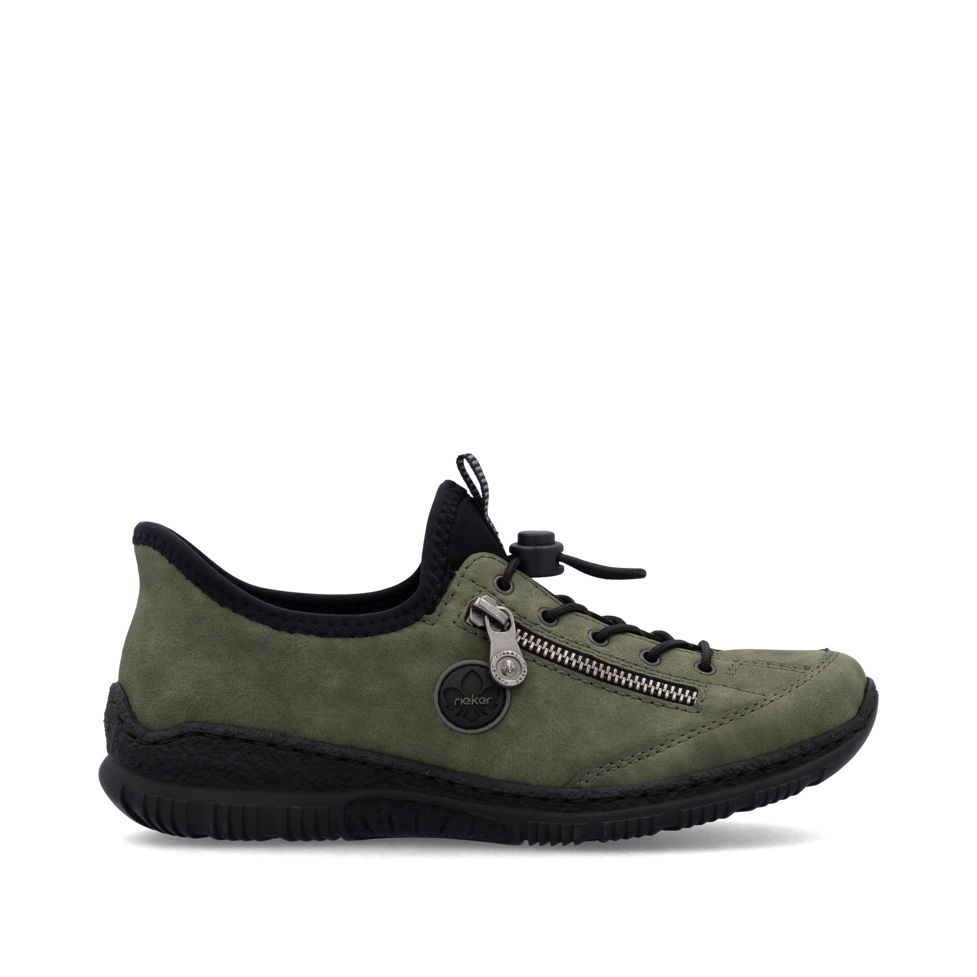 Green Elasticated Shoes for Women | Rieker N3267-54