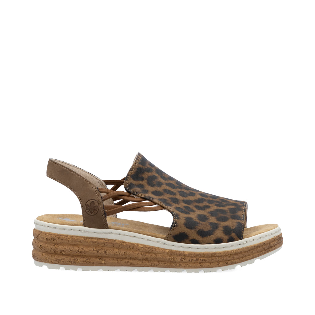 Multi Elasticated Sandals for Women | Rieker 62741-90
