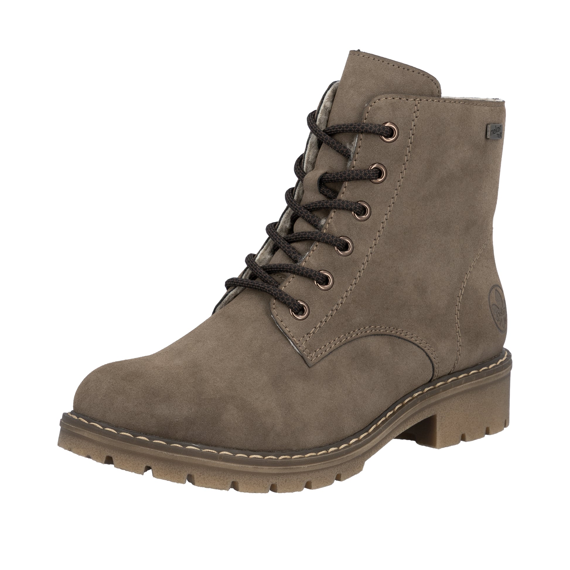 Brown Zip Boots for Women | Rieker Y9103-24