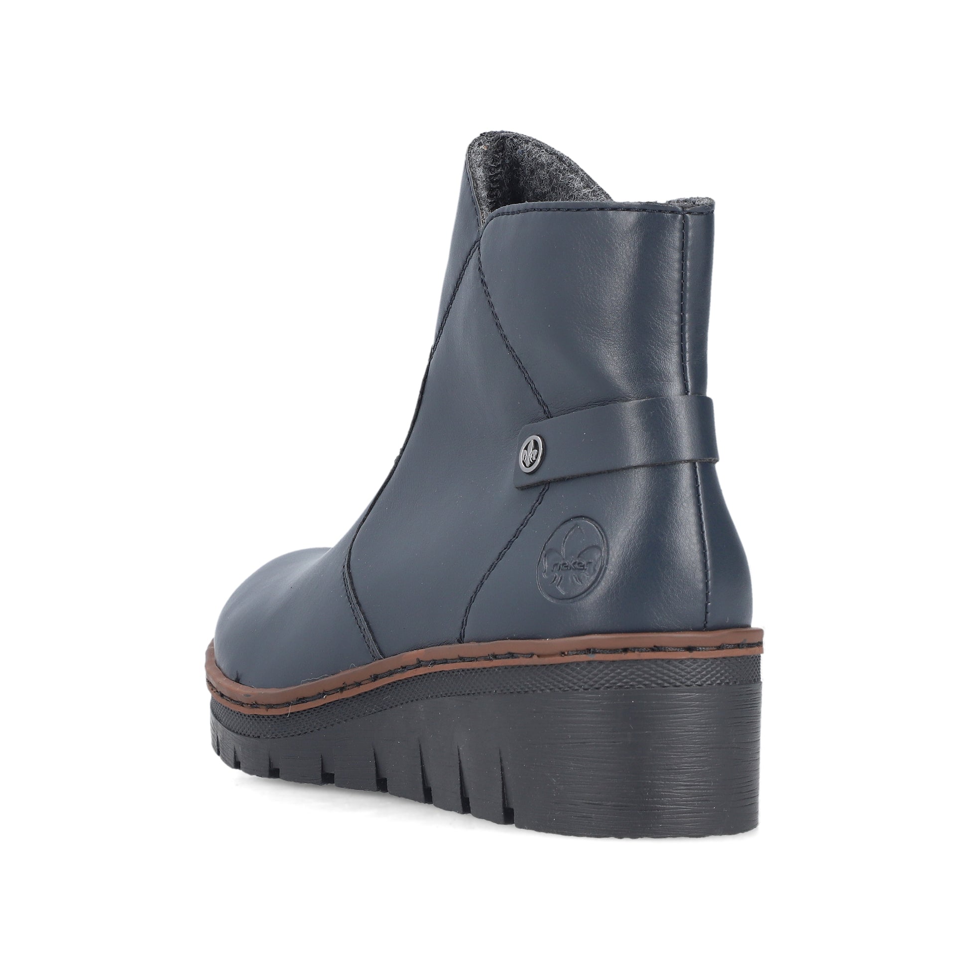 Blue Zip Boots for Women | Rieker X9164-14