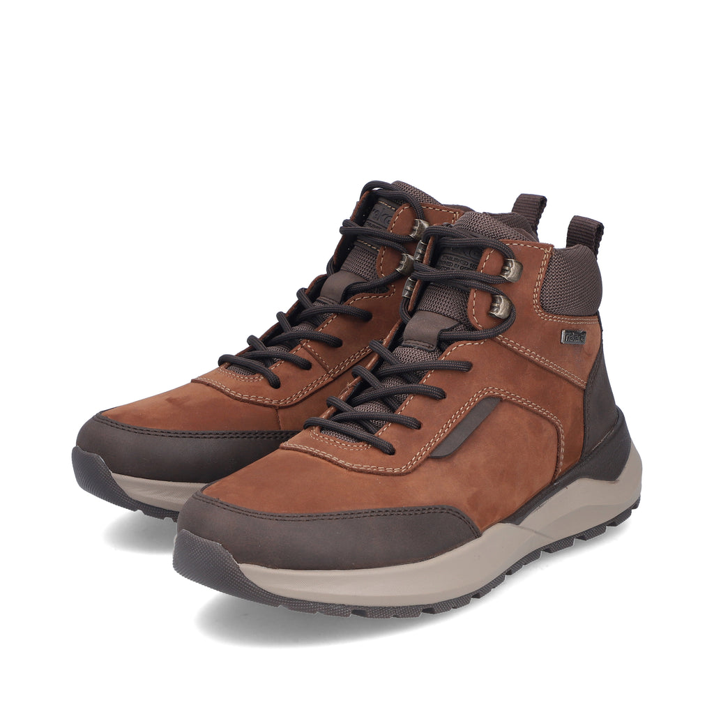 Brown Zip Boots for Men | Rieker 06030-24