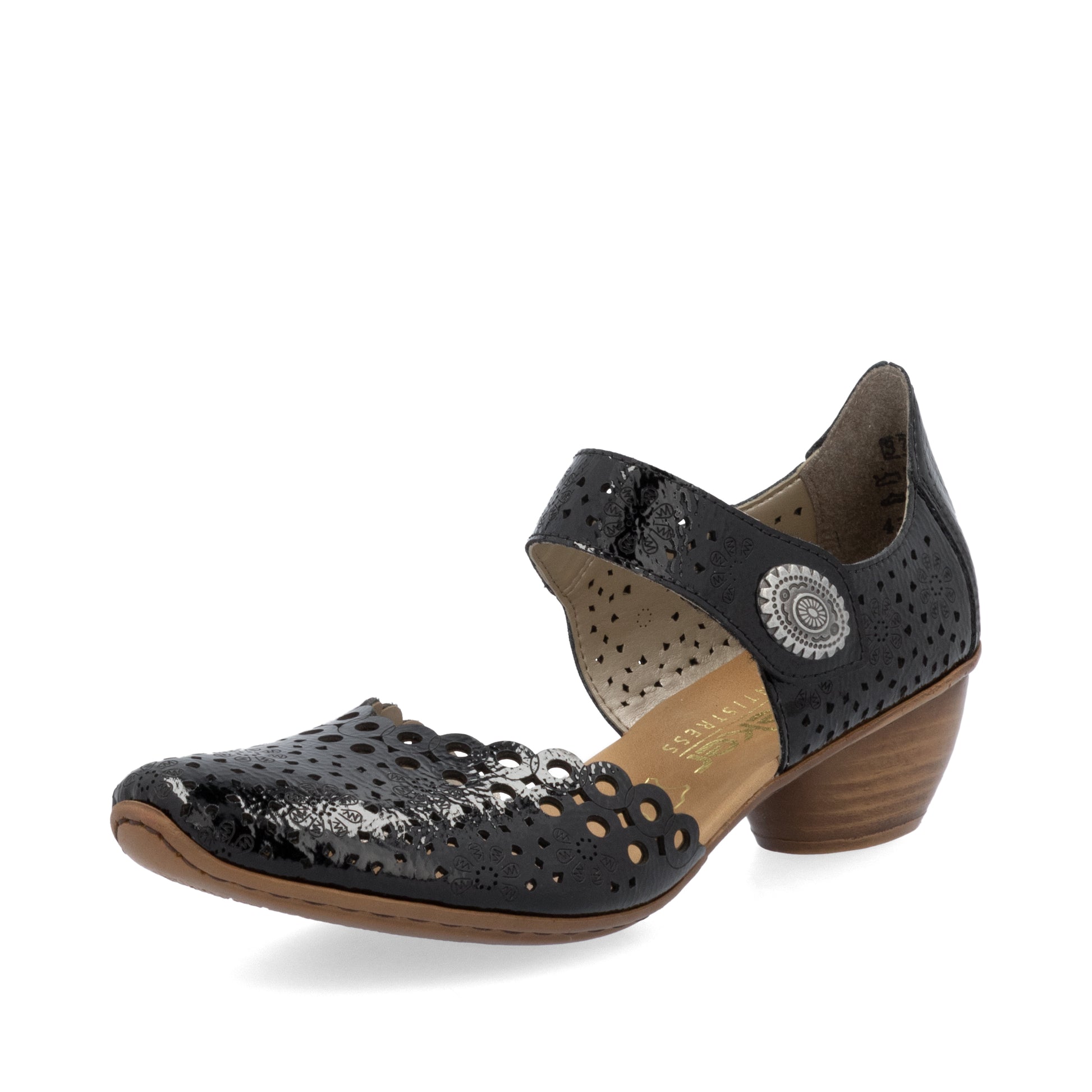 Black Hook & Loop Shoes for Women | Rieker 43753-02