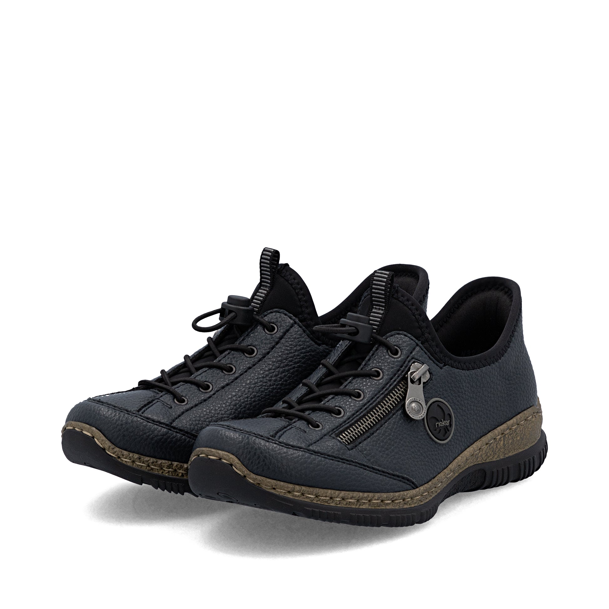 Blue Elasticated Shoes for Women | Rieker N3267-15