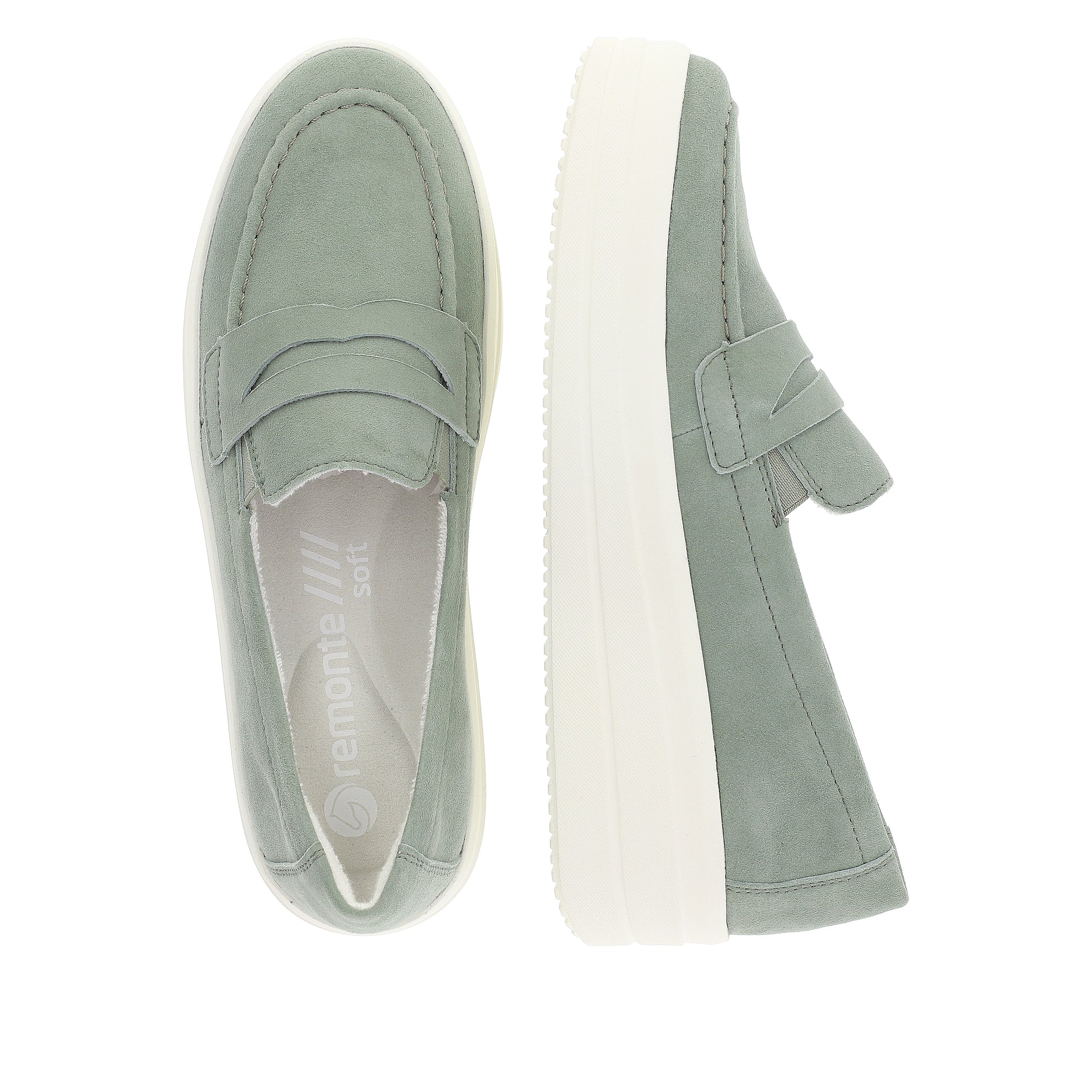 Green Elasticated Shoes for Women | Remonte D1C05-52