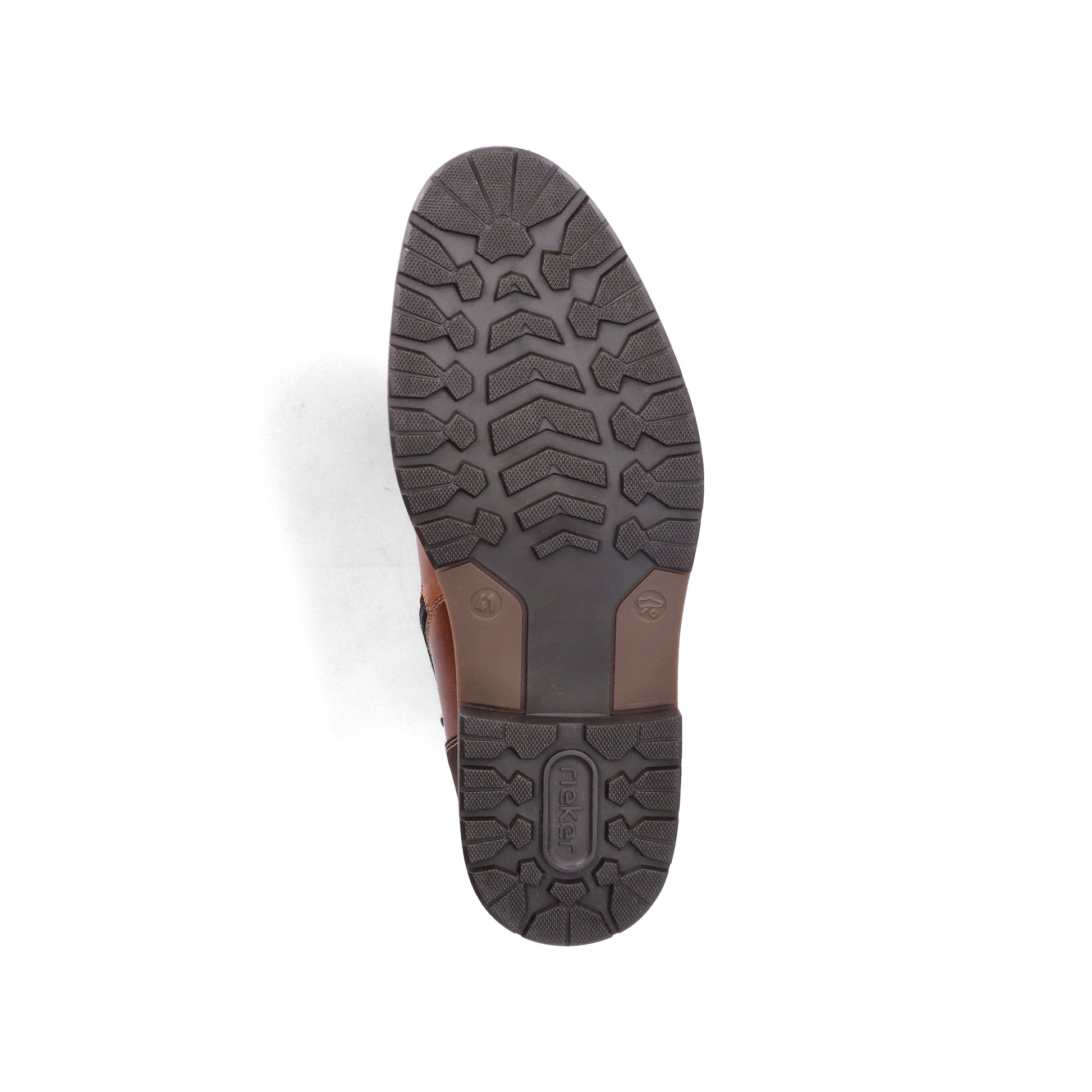 Brown Zip Boots for Men | Rieker 13740-24