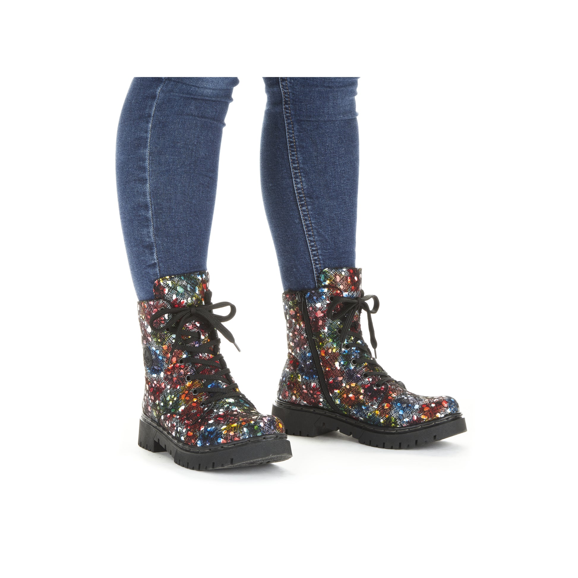 Multi Zip Boots for Women | Rieker Y2440-90