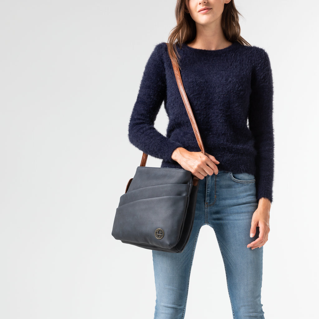 Blue Zip Bags for Women | Rieker H1005-14