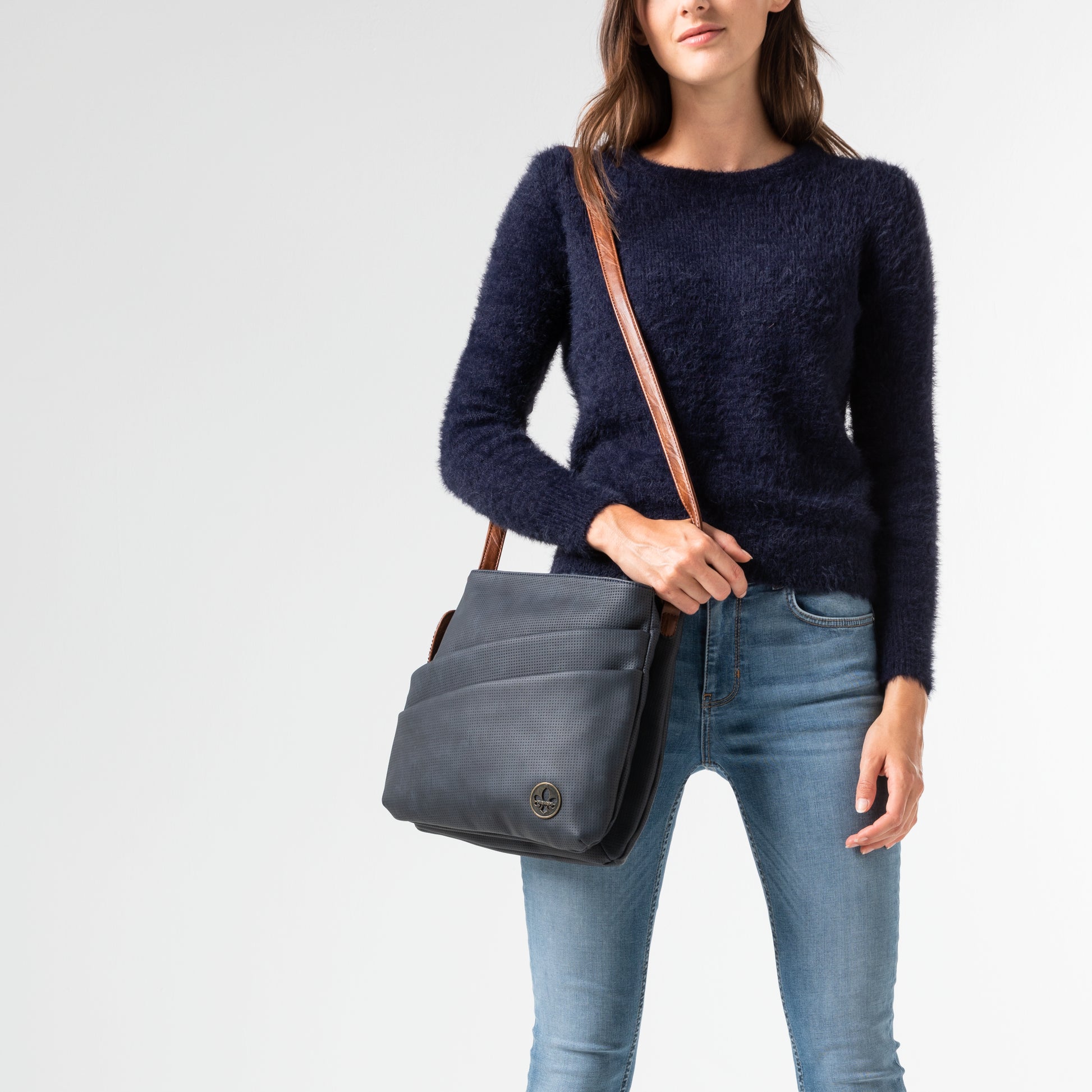 Blue Zip Bags for Women | Rieker H1005-14