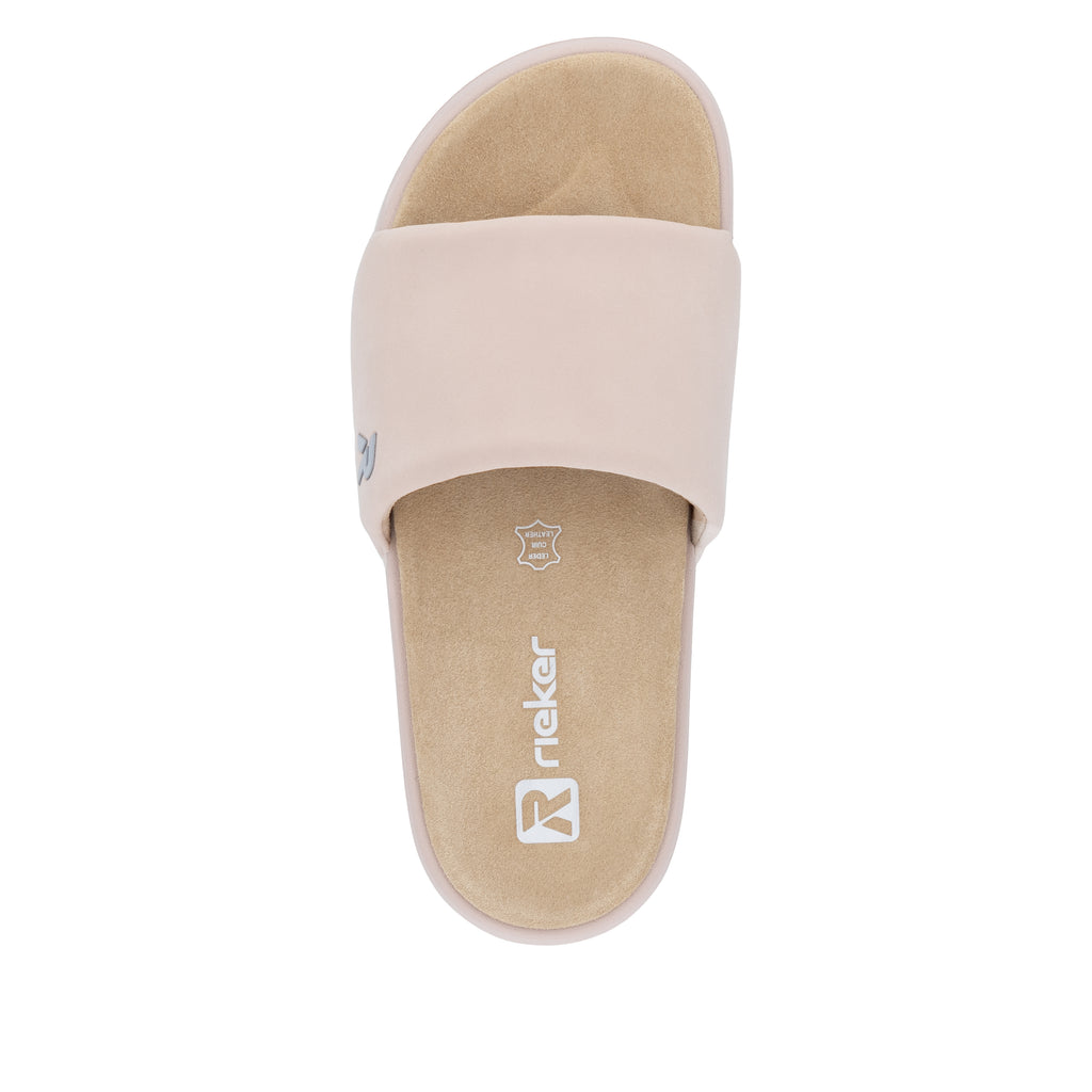 Pink Slip-On Sandals for Women | Rieker W3250-31
