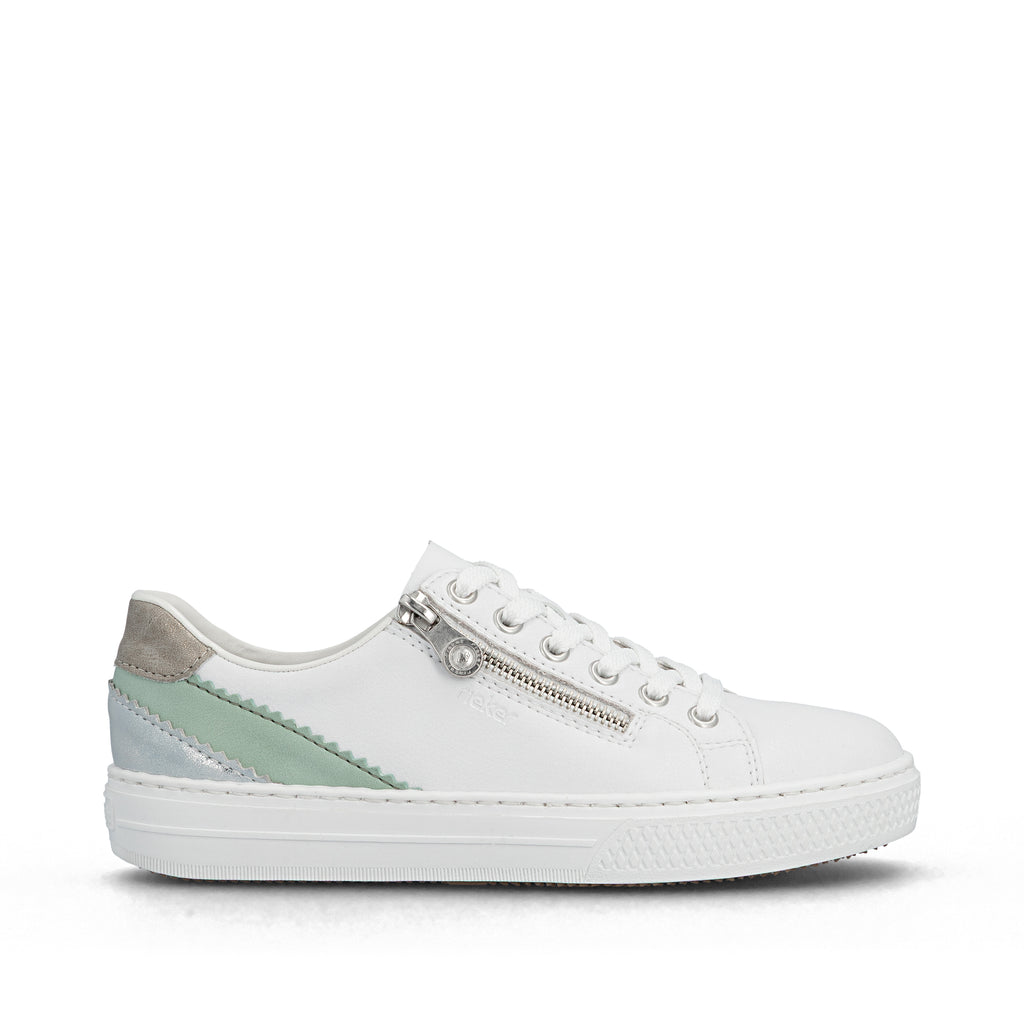 White Zip Shoes for Women | Rieker L5900-80