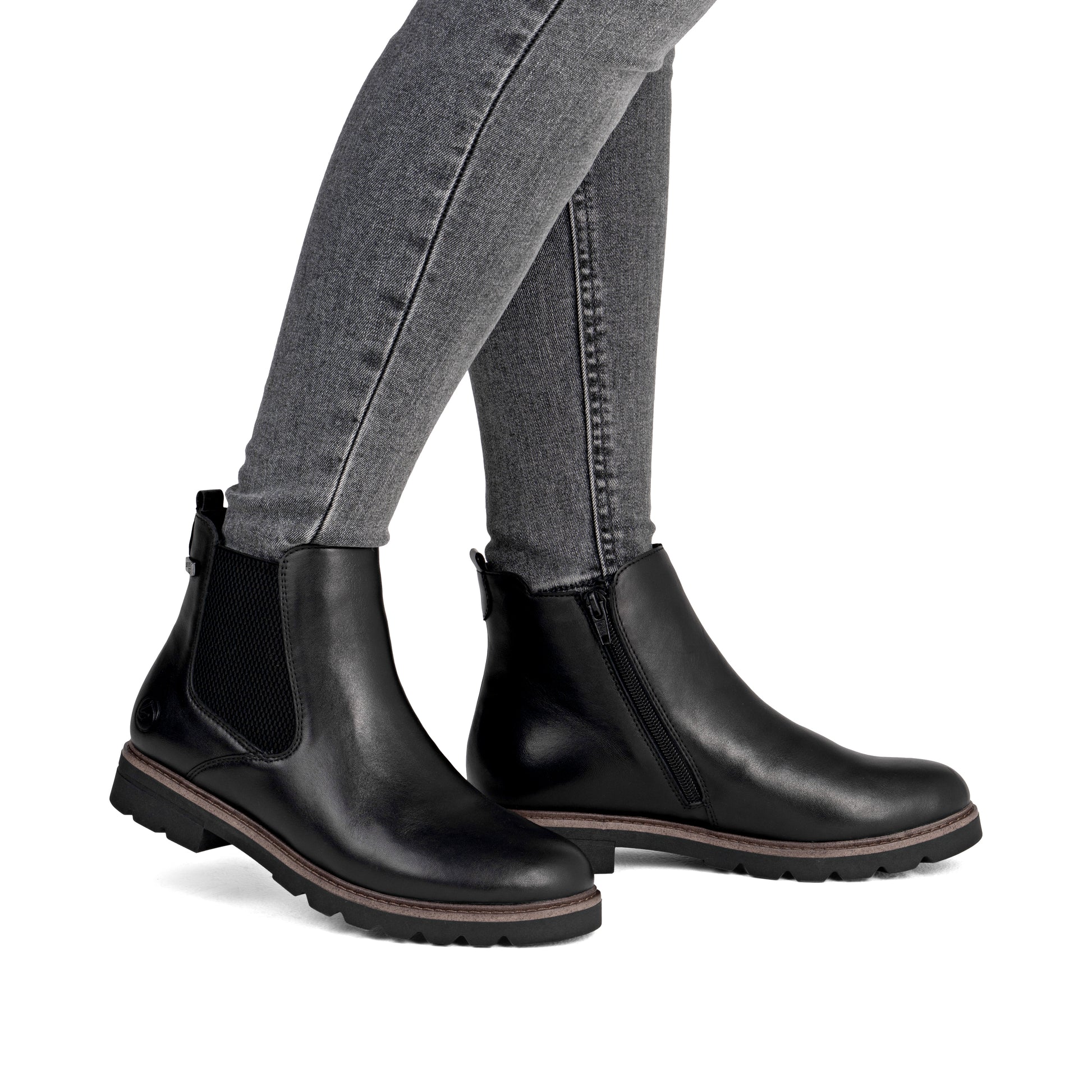 Black Zip Boots for Women | Remonte D2Q70-00