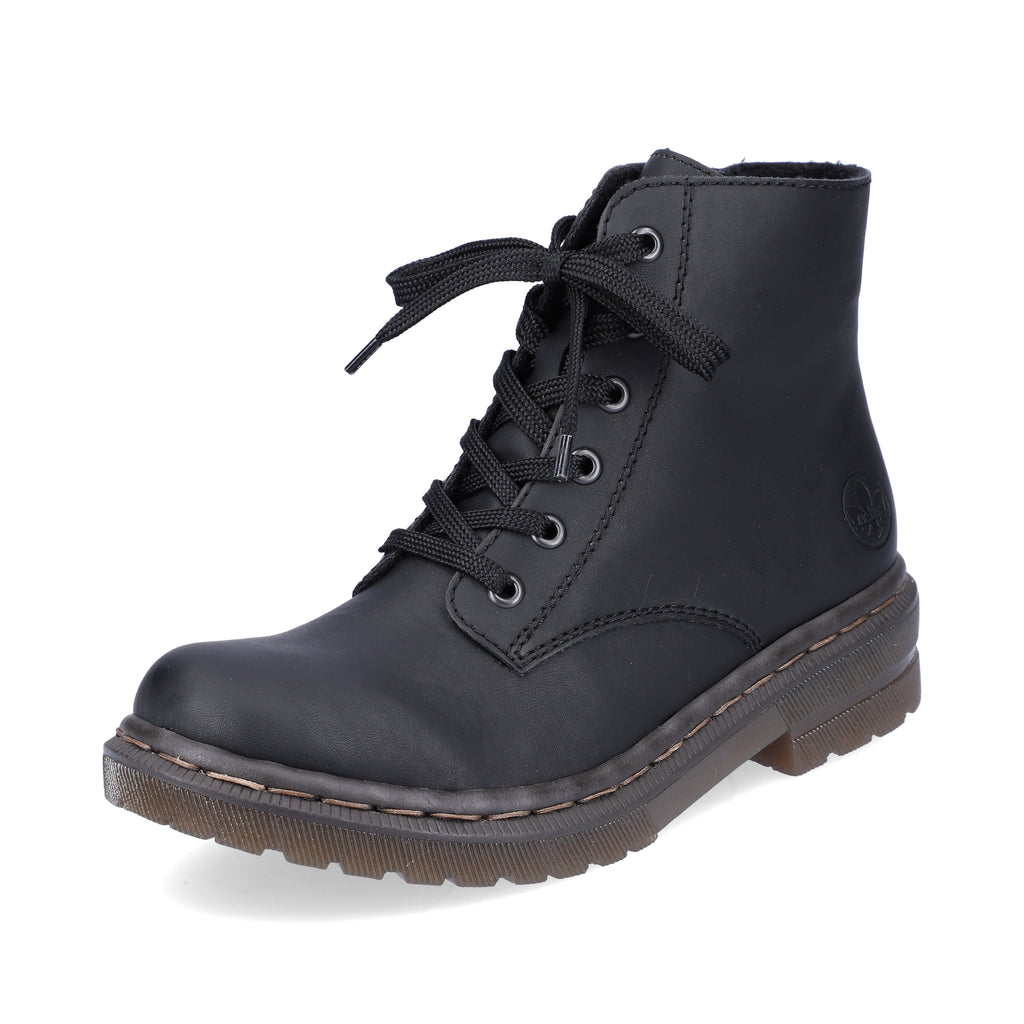 Black Zip Boots for Women | Rieker 78240-00