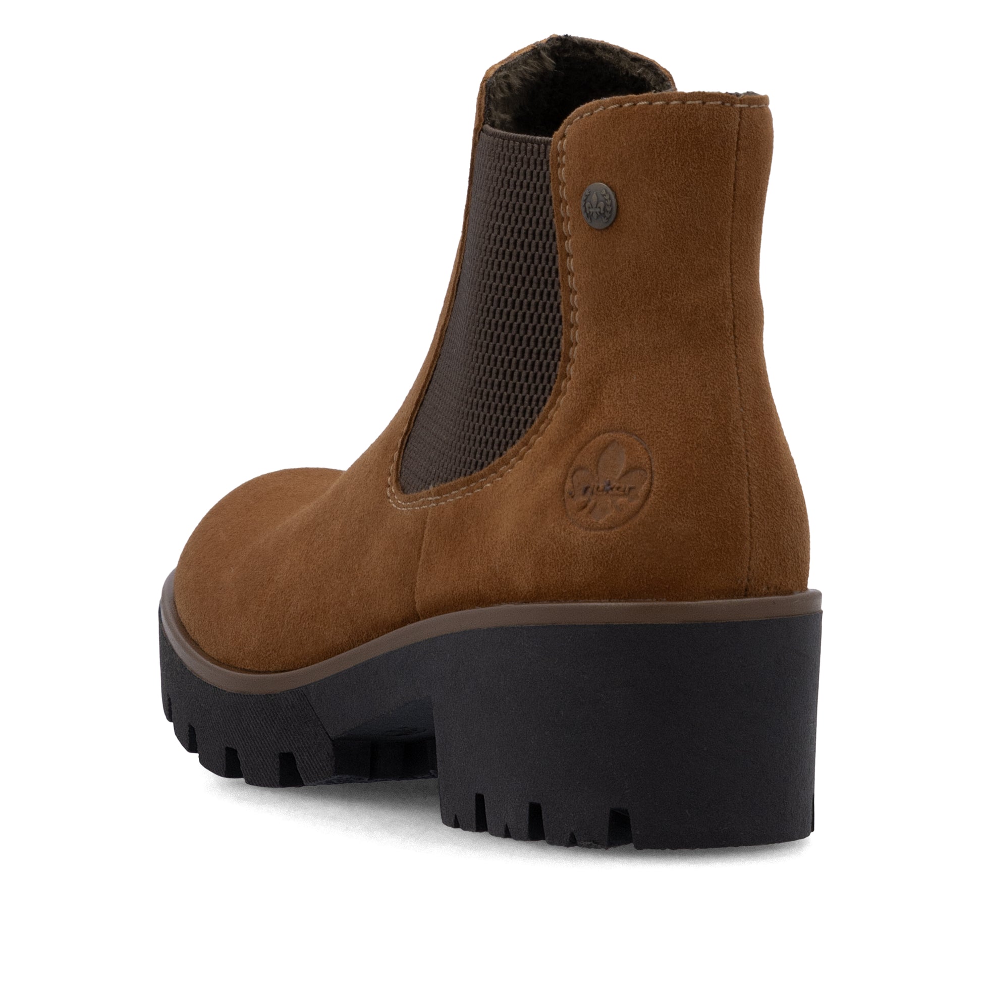 Brown Elasticated Boots for Women | Rieker 79265-22