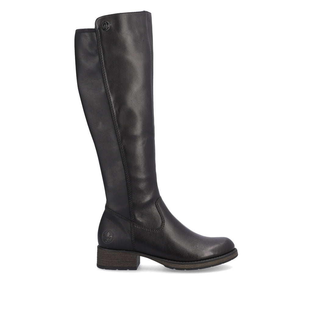 Black Zip Boots for Women | Rieker Z9591-01