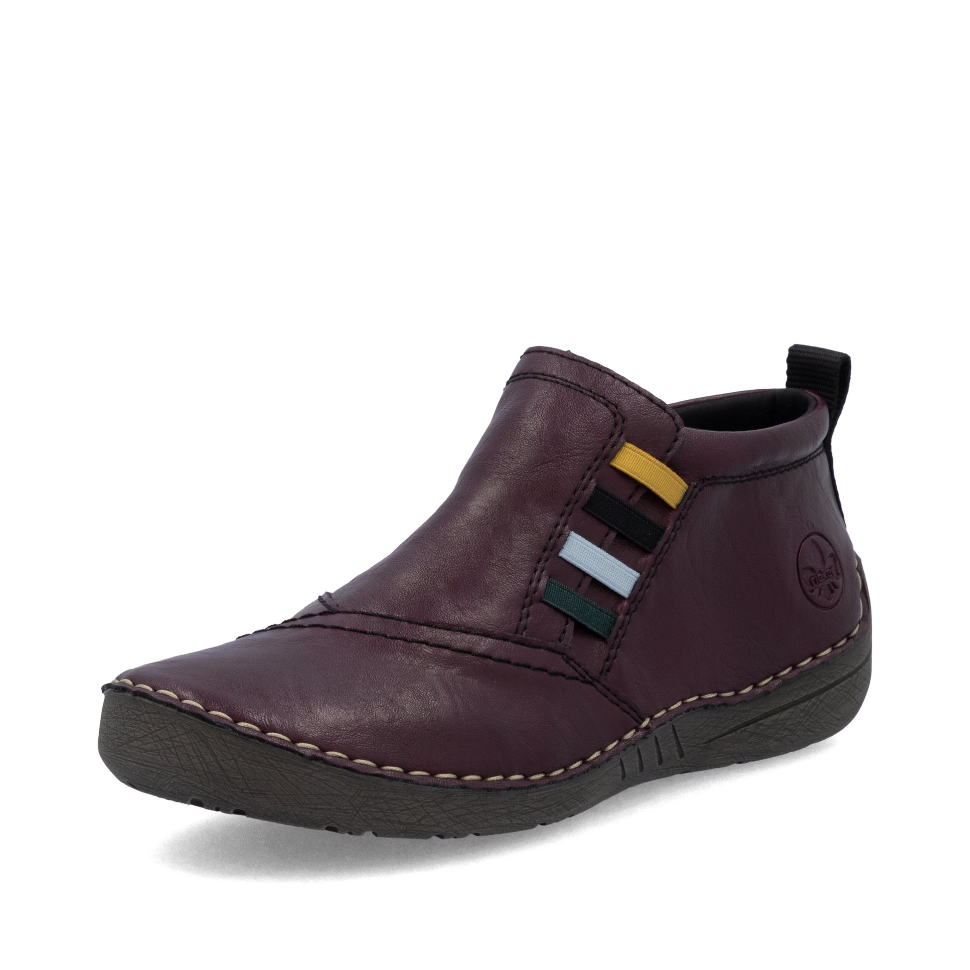 Red Zip Boots for Women | Rieker 52584-30