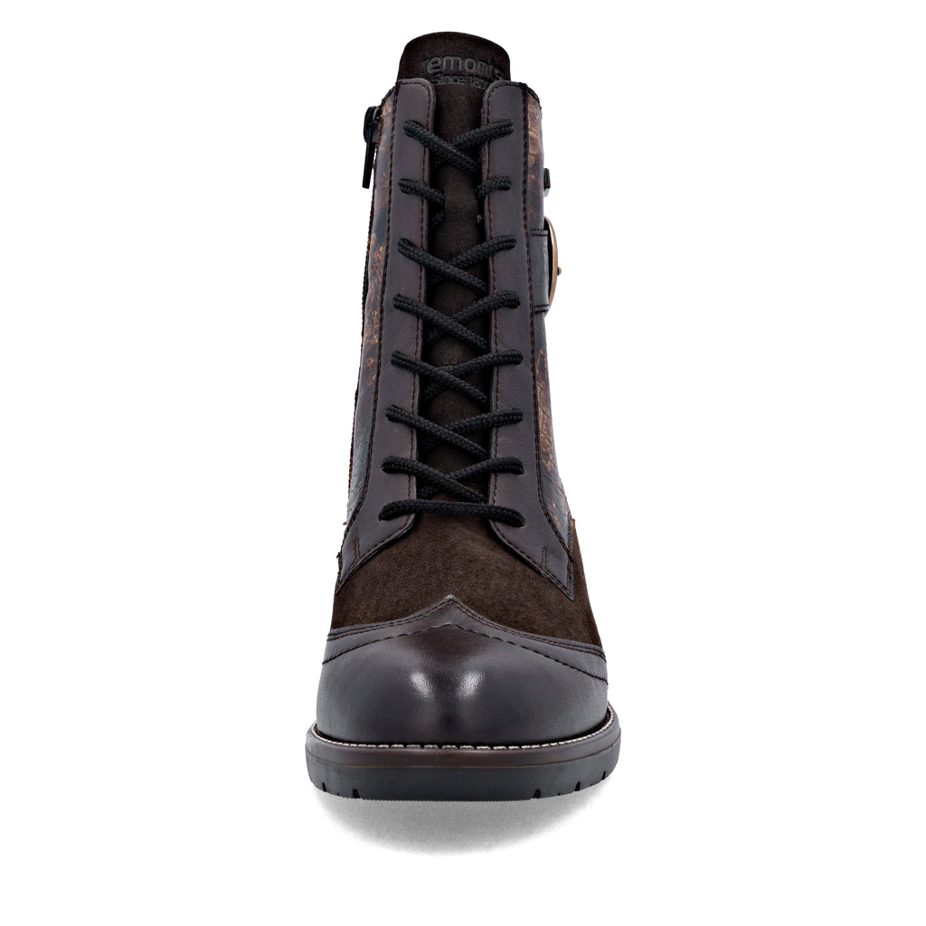 Brown Zip Boots for Women | Remonte D2A77-25