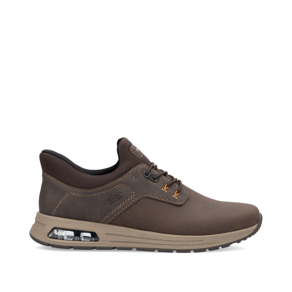 Brown Elasticated Shoes for Men | Rieker B1051-25