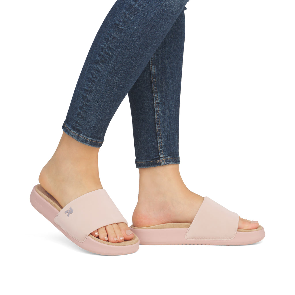 Pink Slip-On Sandals for Women | Rieker W3250-31